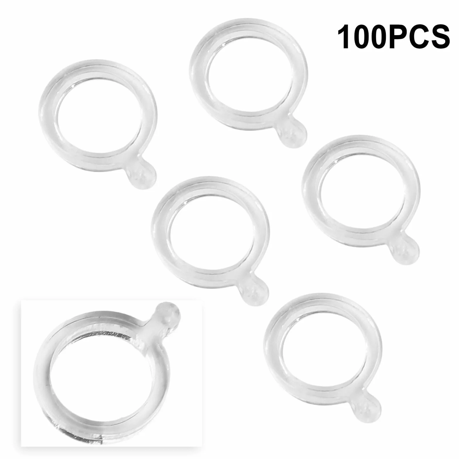 Bandes Élastiques Transparentes en Pellets pour Appâts de Pêche à la Carpe, Trois Tailles (L)