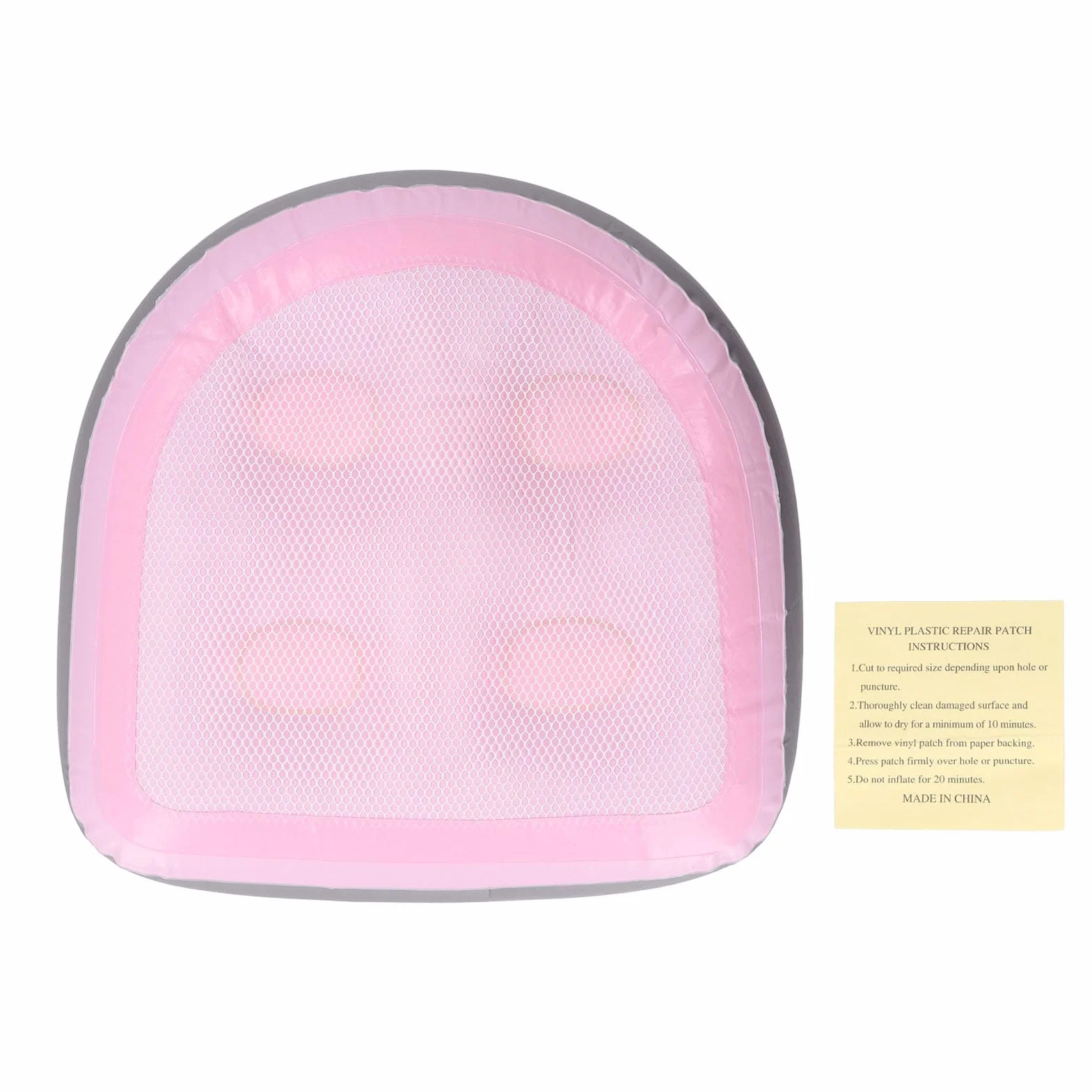 Siège Rehausseur Gonflable Antidérapant pour Piscine Spa Extérieur Pink