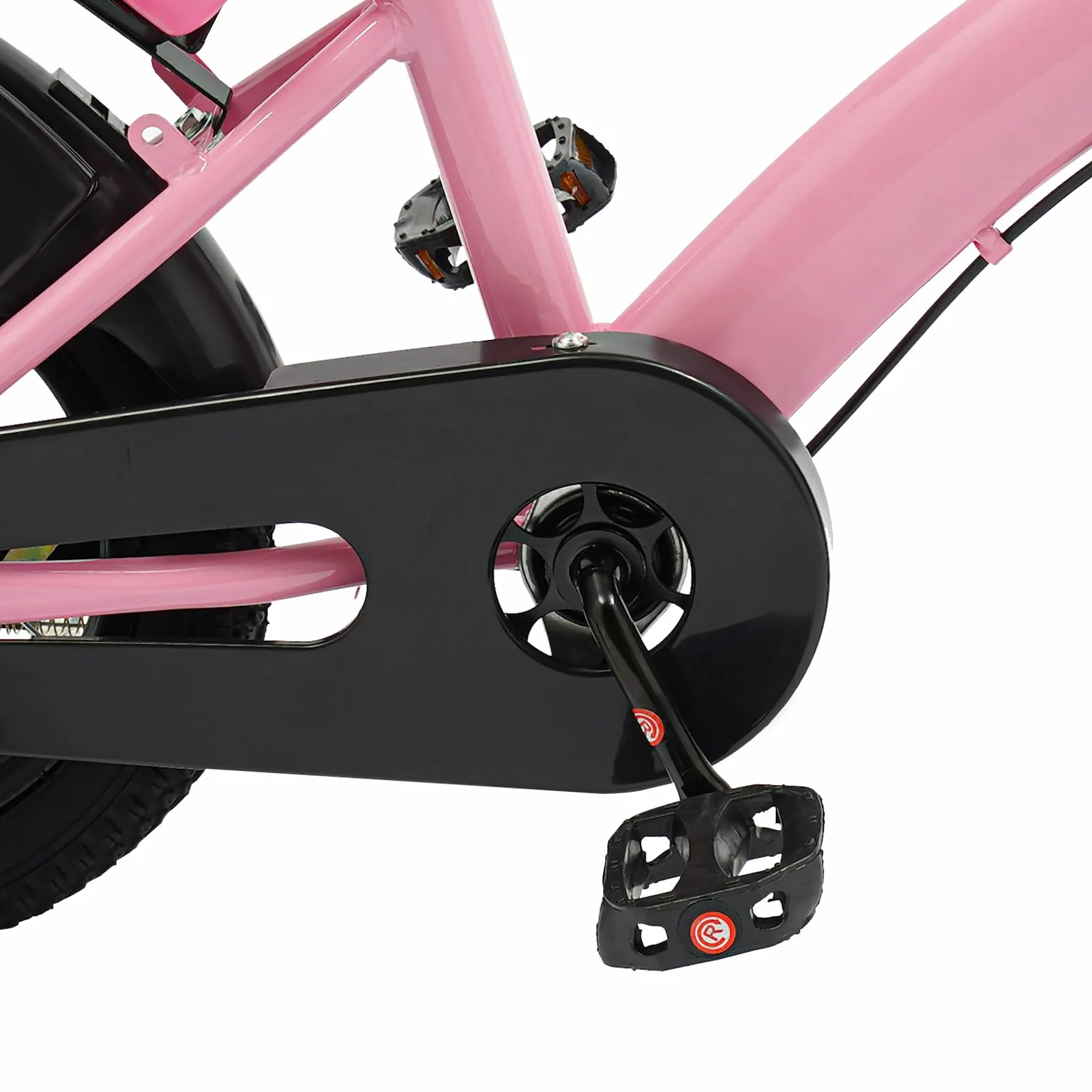 Vélo pour enfant de 12 pouces, avec roues stabilisatrices, panier et bouteille d'eau en rose, pour garçons et filles à partir de 2 à 5 ans, guidon réglable en hauteur, design amélioré avec