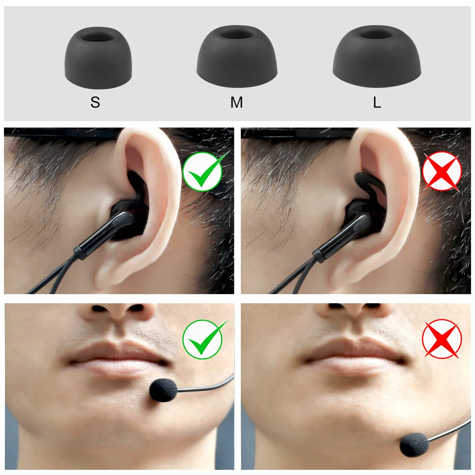 Casque D'arbitre avec Microphone écouteurs pour Arbitres de Football Handball