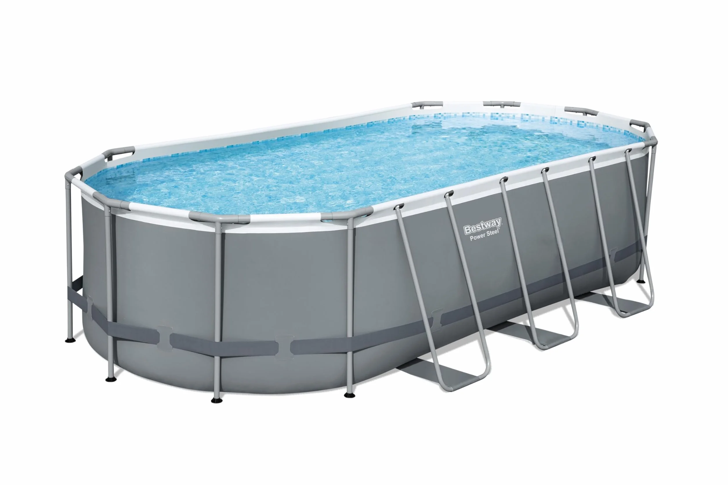 Bestway Piscine Hors Sol Ovale Power Steel 549 x 274 x 122cm