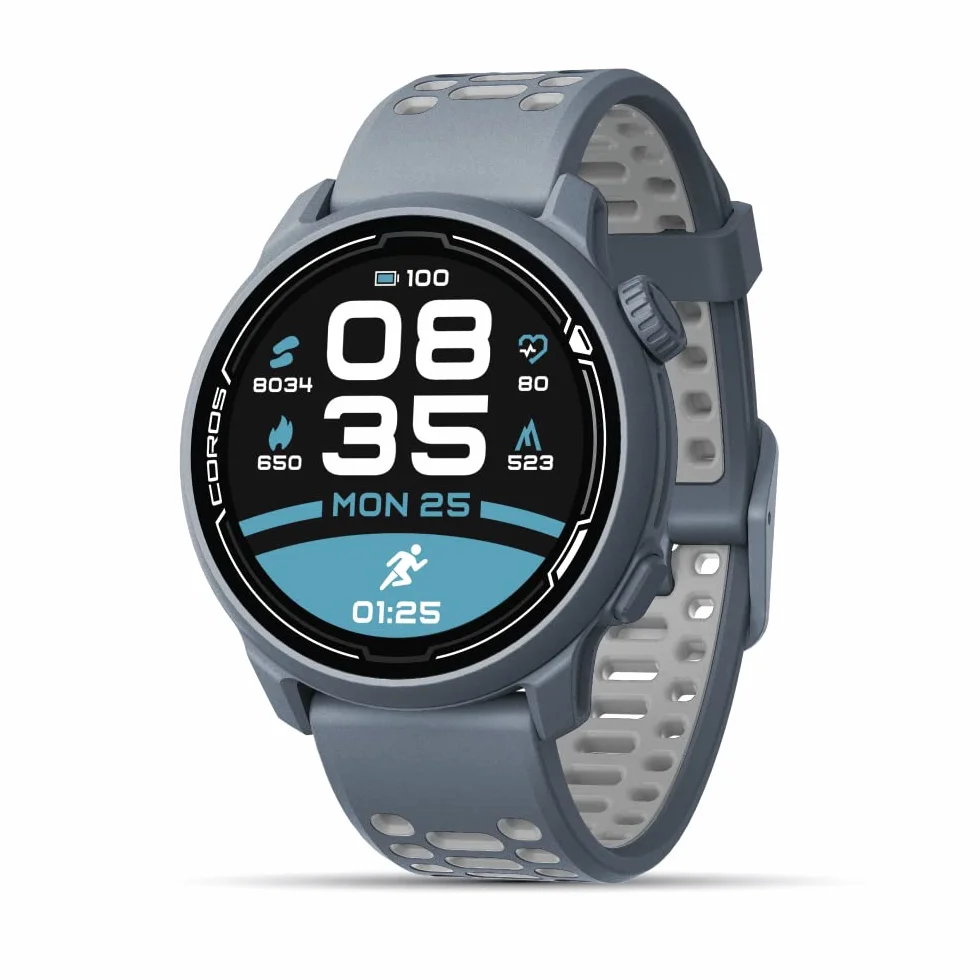 COROS Pace 2 Montre GPS de Sport Cardiofréquencemètre 20 Jours Batterie Baromètre Bleu