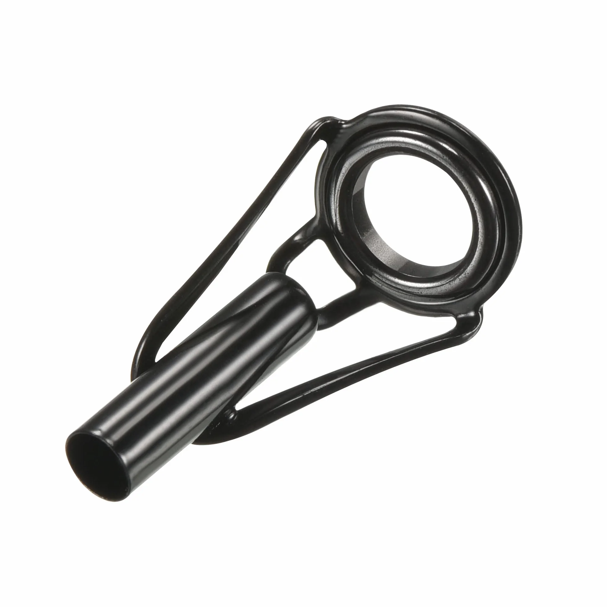 PATIKIL 4.0mm Tube Diamètre Pêche Barre Pointes Réparation Trousse 3pcs INOX Acier Noir Guide Anneau