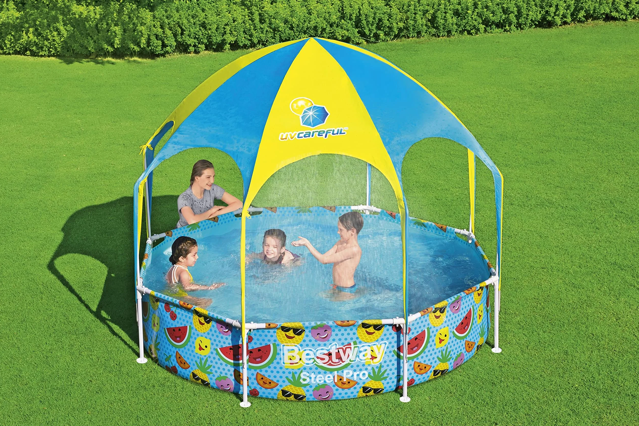 Bestway Piscine Tubulaire 244 x 244 x 51 cm 1680 L