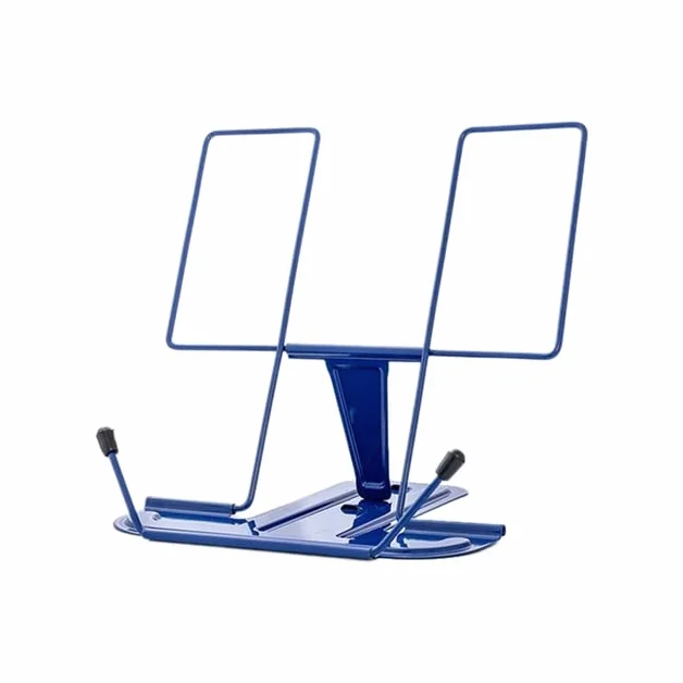CABLEPELADO Pupitre d'étude métallique pliable 3 inclinaisons 16 x 16 x 18 cm Bleu