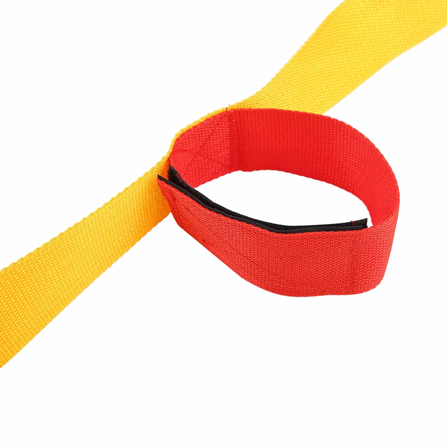 VGEBY1 2Pcs À Bandes De Course Bandes, 3/5/8 Personne Tissé Équipe Attache Bande De Course Formation Props Strap Équipe Jeux Sangles de Pied(5 Personnes)