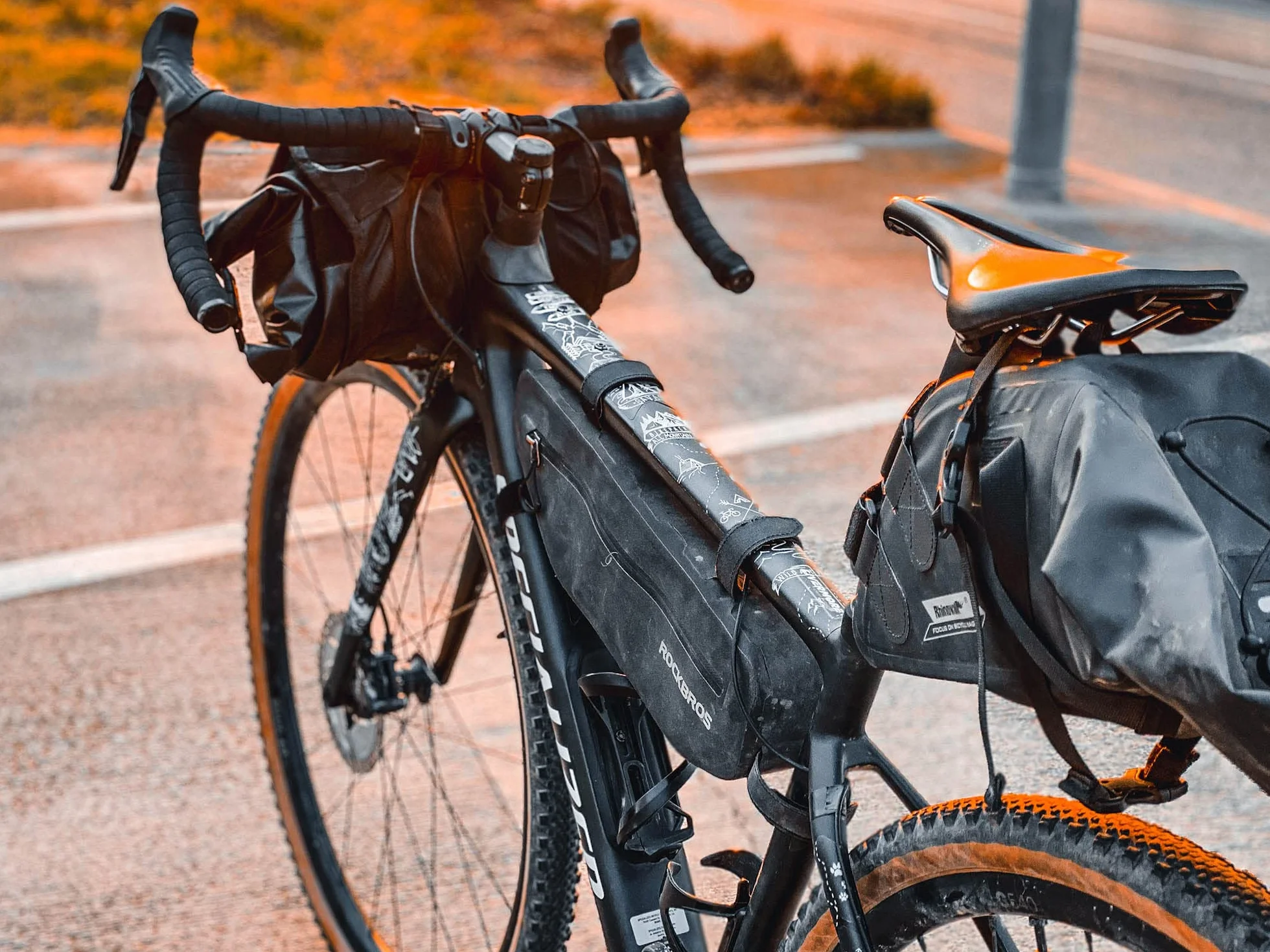 All Mountain Style AMS Frame Guard Gravel/Road - Protects Your Bike from Scratches and Dings