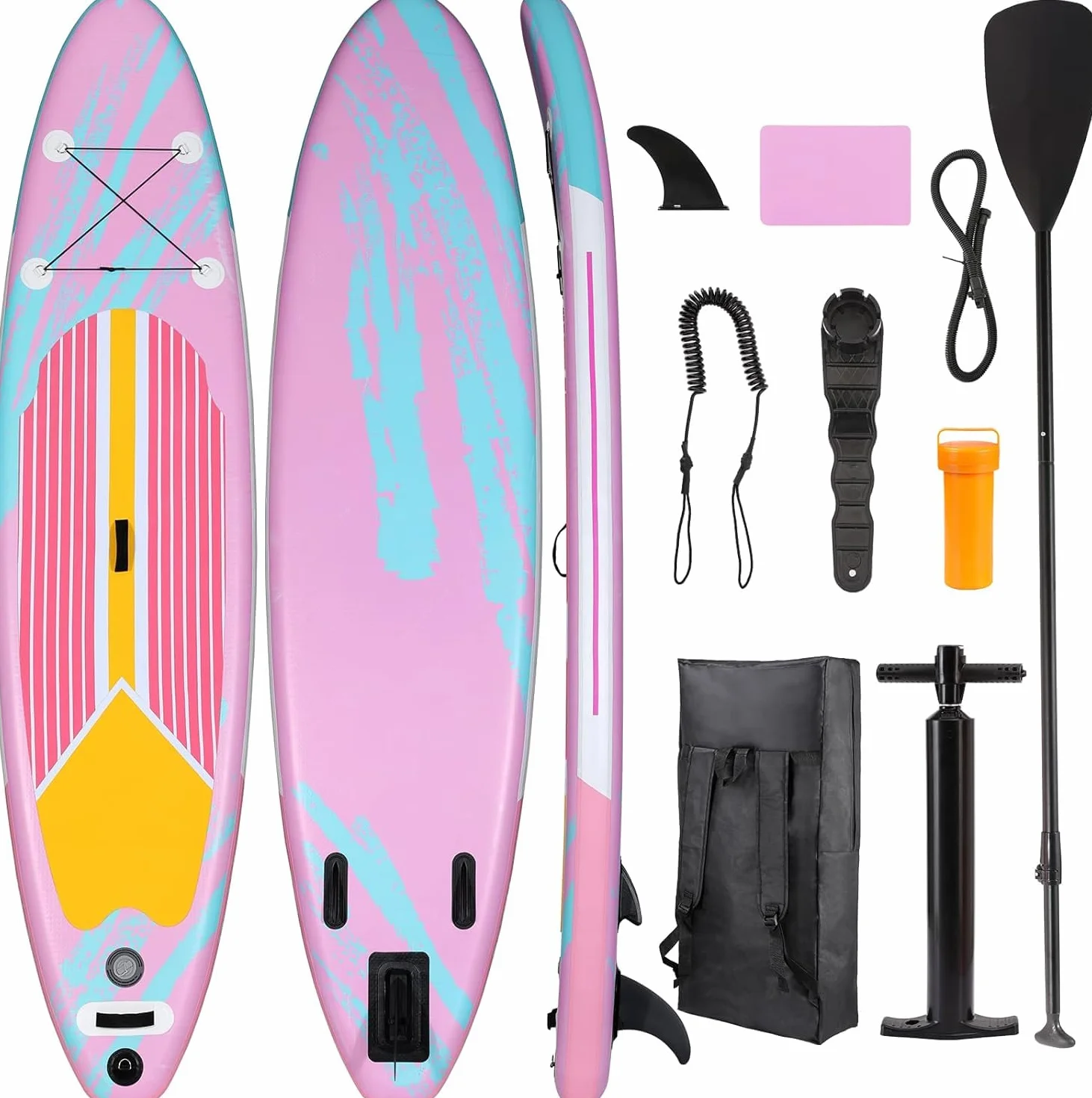 Paddle Gonflable Adulte - Stand Up Paddling Sup 305 x 76 x 15 cm | 2 Personnes Planches de Stand Up avec Grande Stabilité Résistance | Padel Planche | Accessoires de Qualité | 200 kg