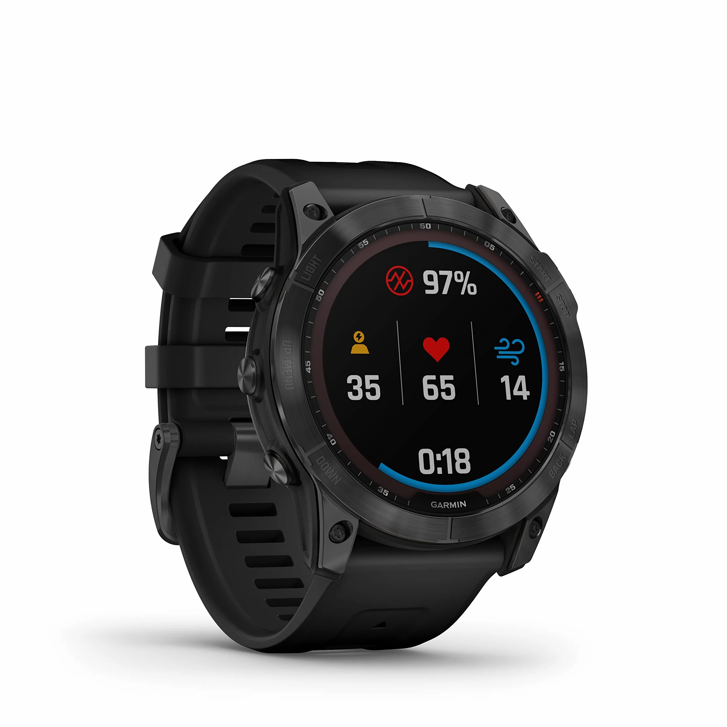 Garmin fenix 7X Solar Montre GPS Multisports Haute Performance 51 mm Noir