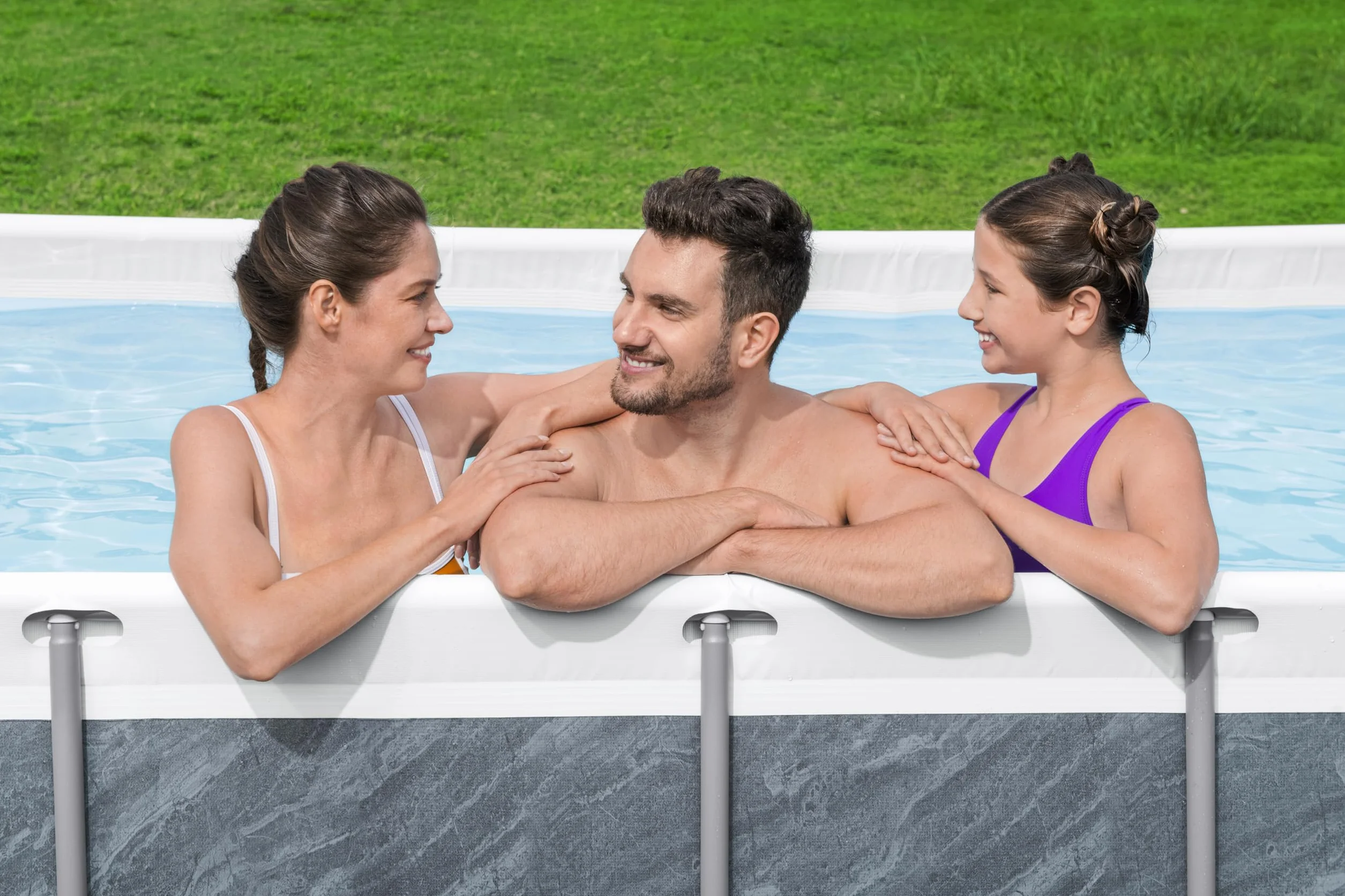Bestway Steel Pro Max Kit Piscine Hors Sol 404 x 201 x 100 cm Gris