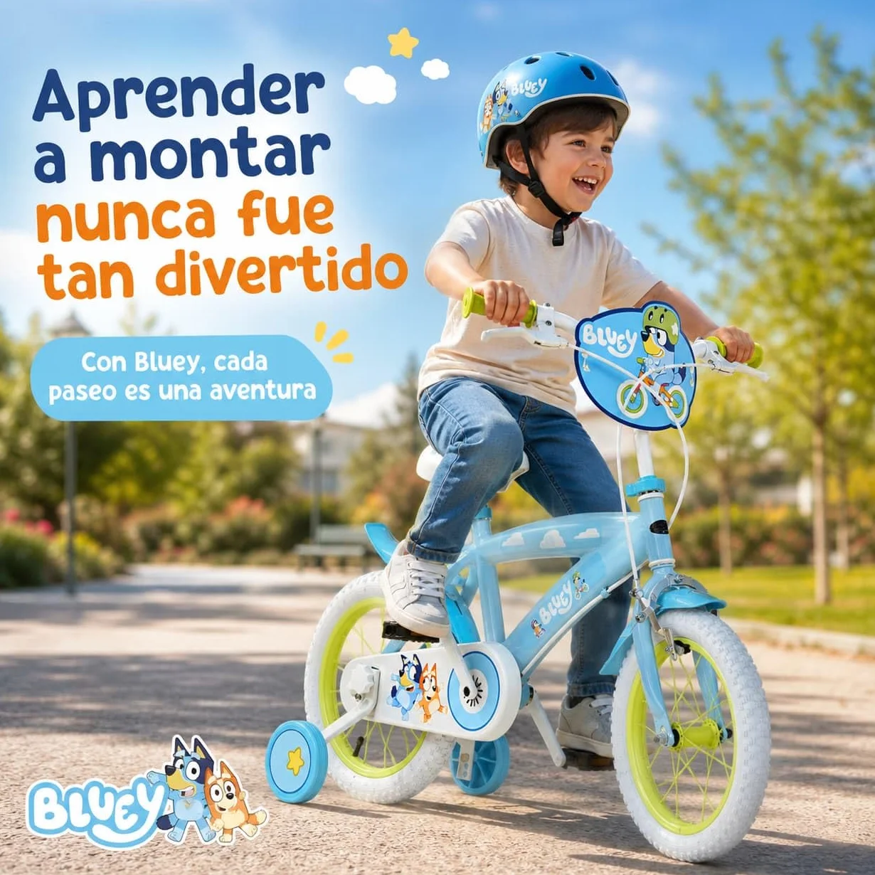 TOIMSA Vélo Bluey 14" (4/6 Ans)