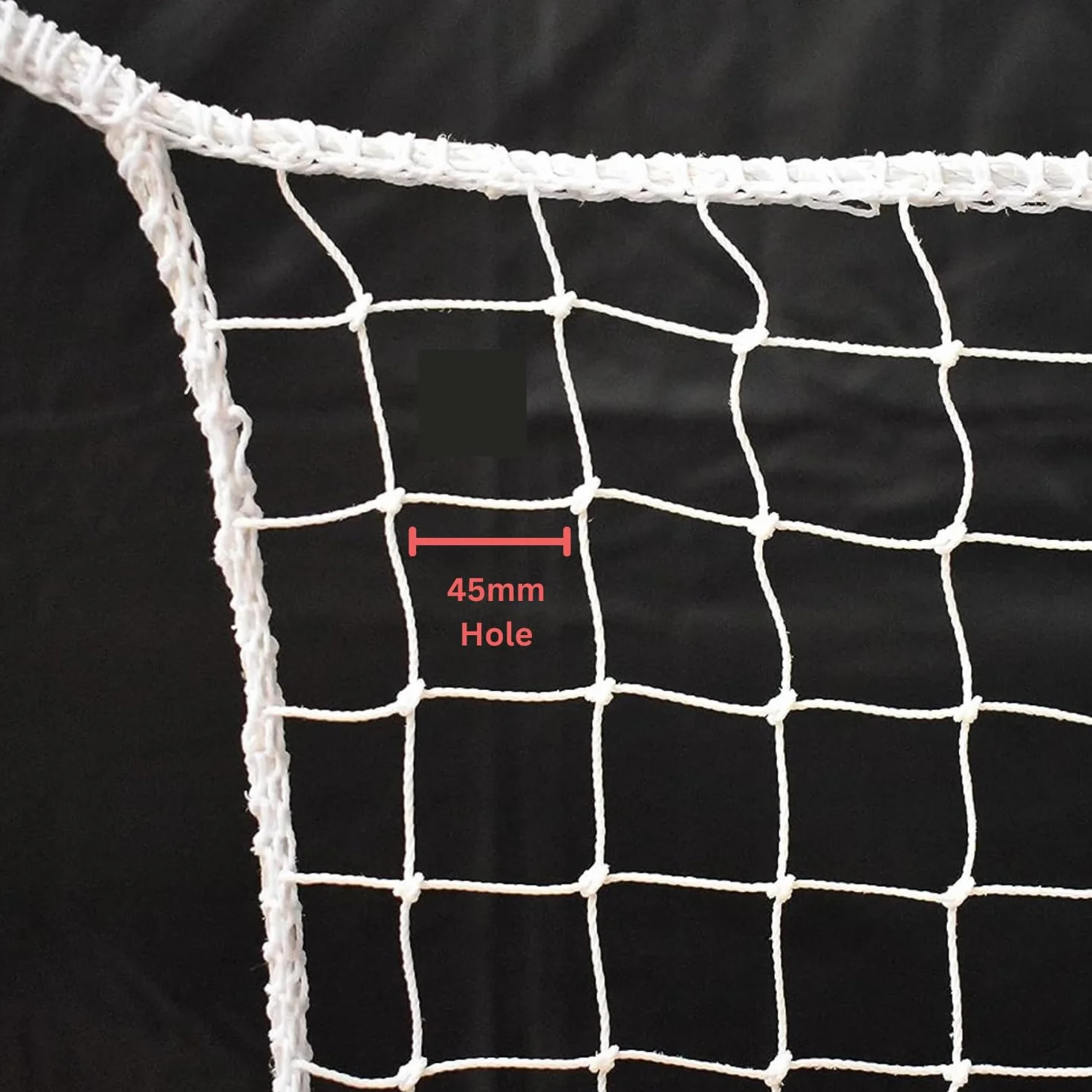 AMZ Sports Nets Filet d'entraînement de cricket régulier pour sports de plein air sur le terrain (1,5 mm d'épaisseur)