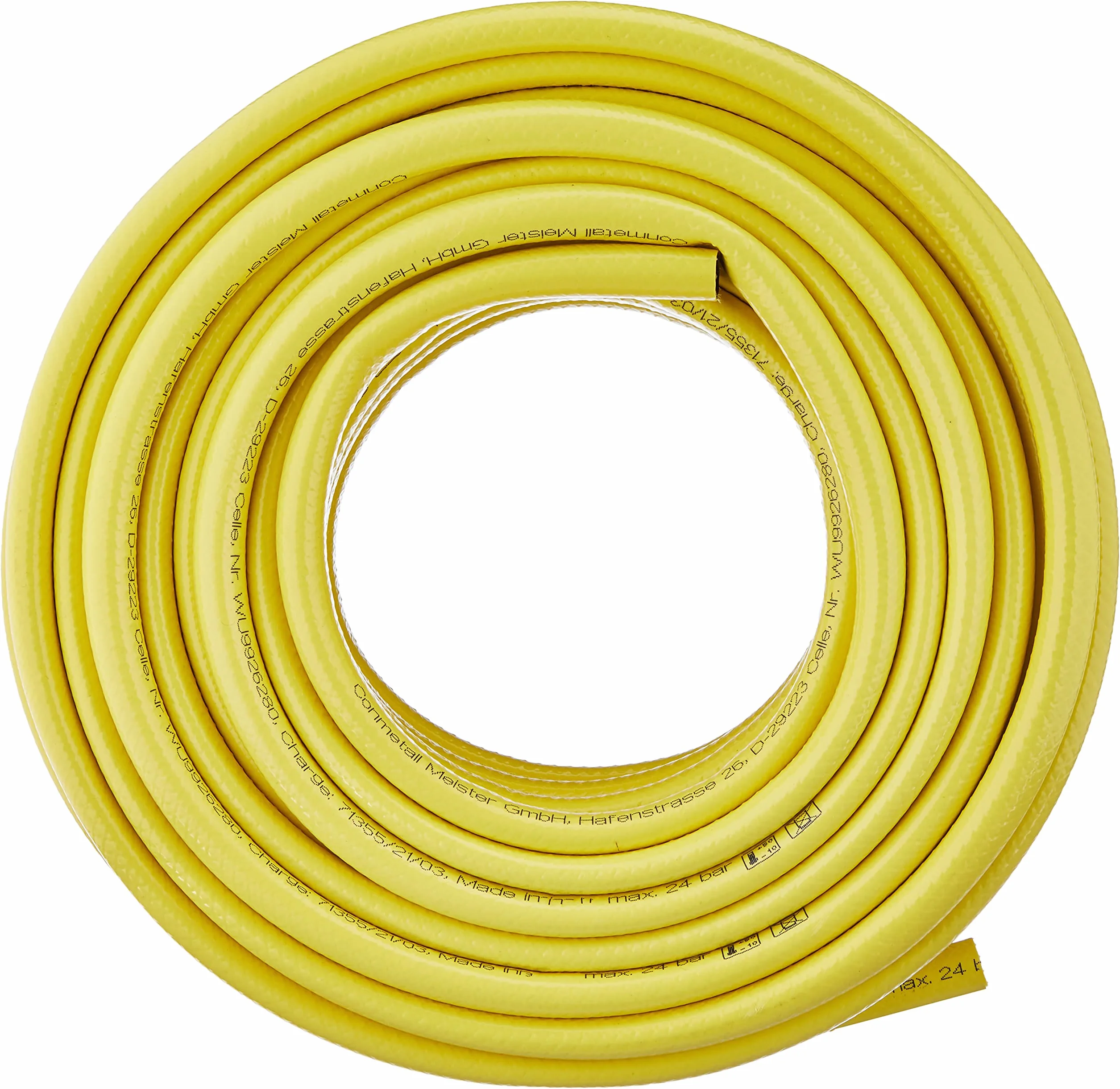 Meister Tuyau Croix Tissu 12,7 mm (1/2") 20 m jaune avec robinetterie