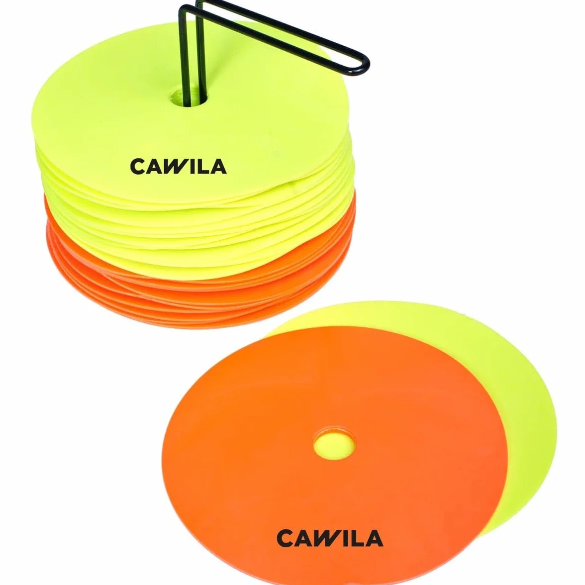 Cawila Lot 24 disques marquage sol ronds diamètre 15 cm
