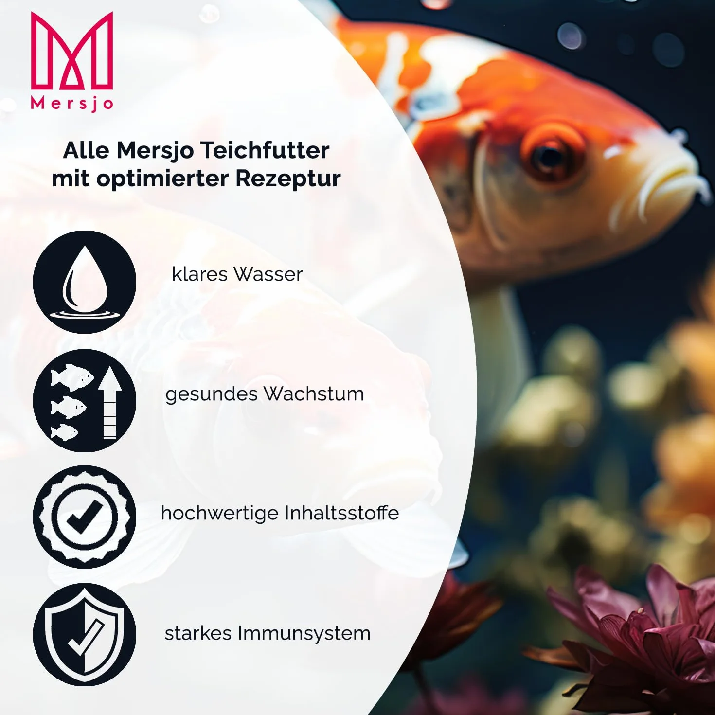 Nourriture pour poissons de bassin Granulés flottants 5 kg Grain 6 mm