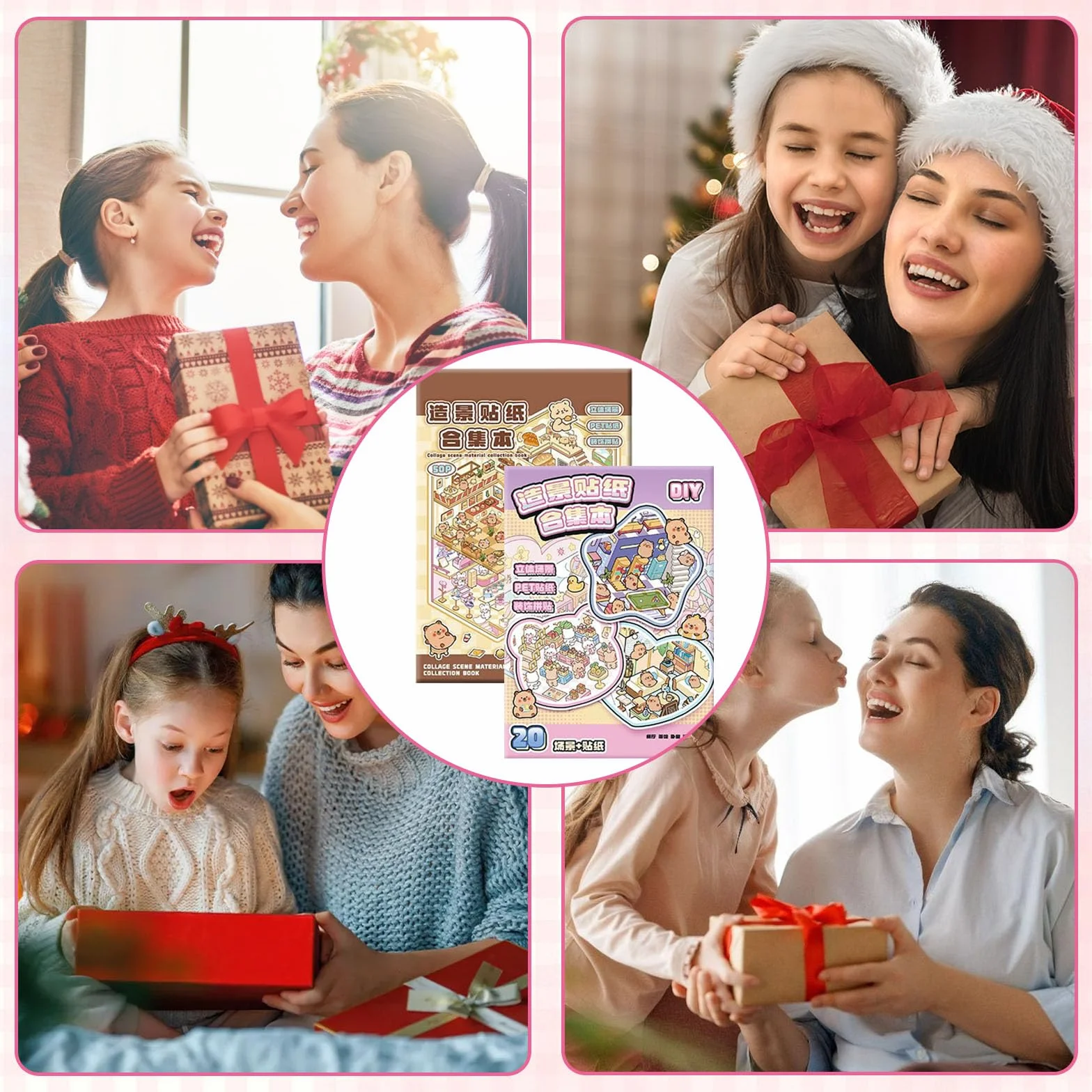 40 Pièces Autocollants Scène 3D DIY Maison pour Adultes Enfants Adolescent Soulager Stress