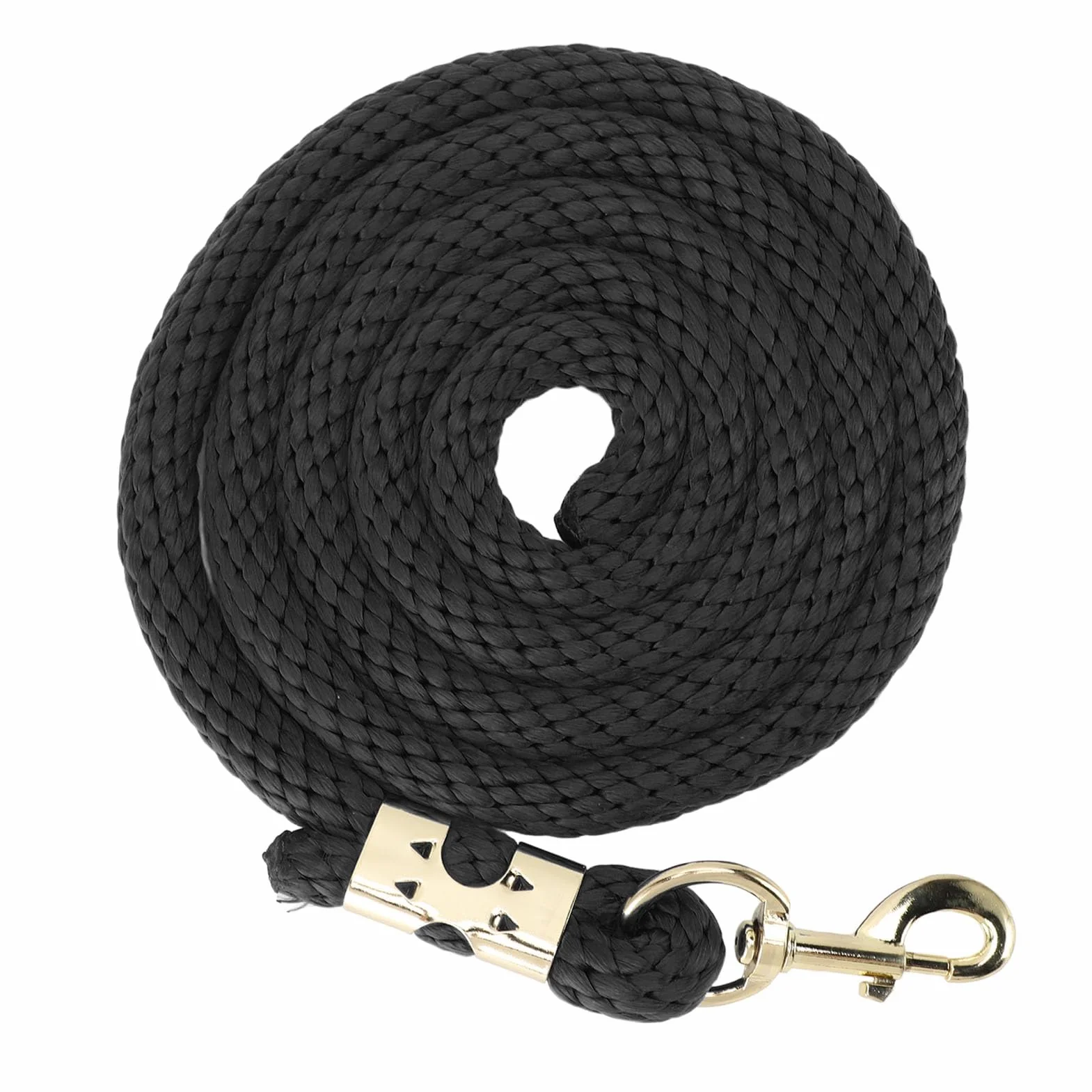 Longe pour Cheval, 2 m / 6.56ft Corde Acier Inoxydable Anti-Rupture Corde Longe antidérapante Cheval avec Crochet pour Marche Manipulation Chevaux