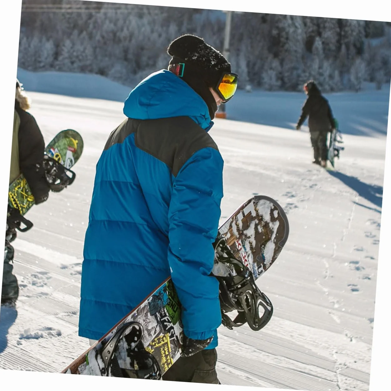 Healifty Protections de Snowboard en Caoutchouc Antichoc 2 Pièces Bandes Pare-Chocs pour Nose et Tail Adhésives et Légères Accessoire Protège-Skateboard Usage Sportif et Plein Air
