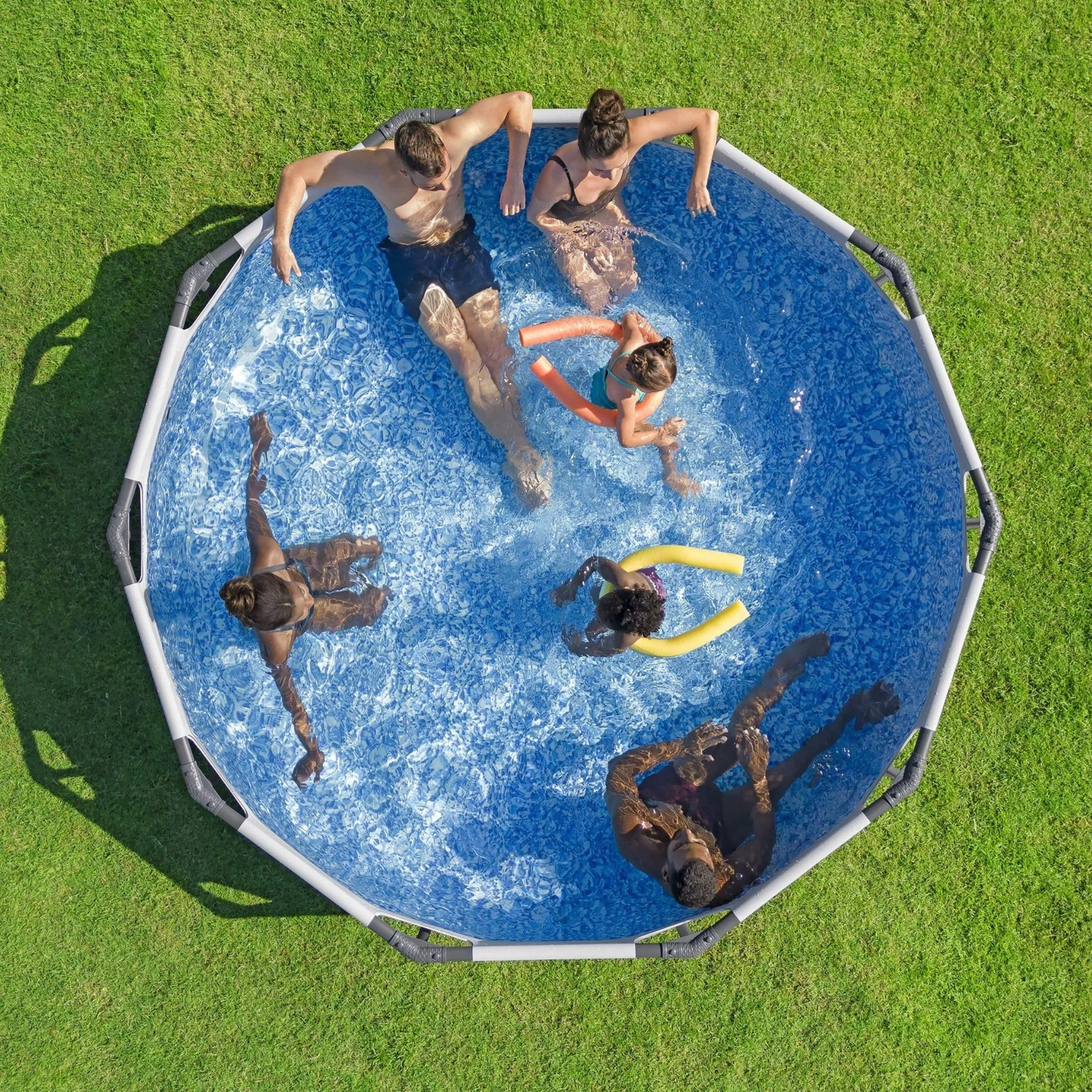 Bestway Piscine Steel Pro Max 56406 FrameLink 305 x 76 cm Gris