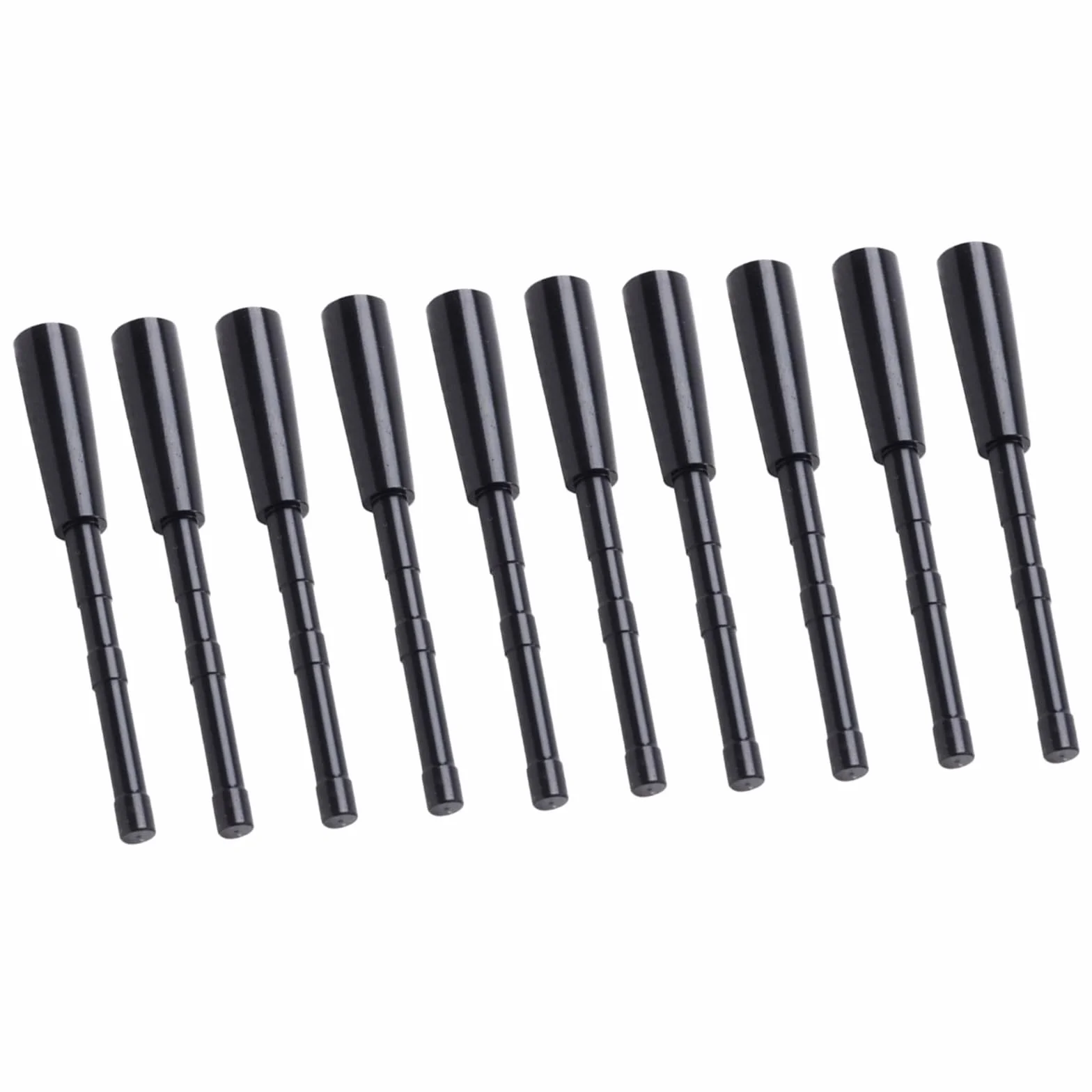Lot de 10 embouts de flèches en aluminium avec embouts de flèches et embouts de flèches pour diamètre de 4,2 mm