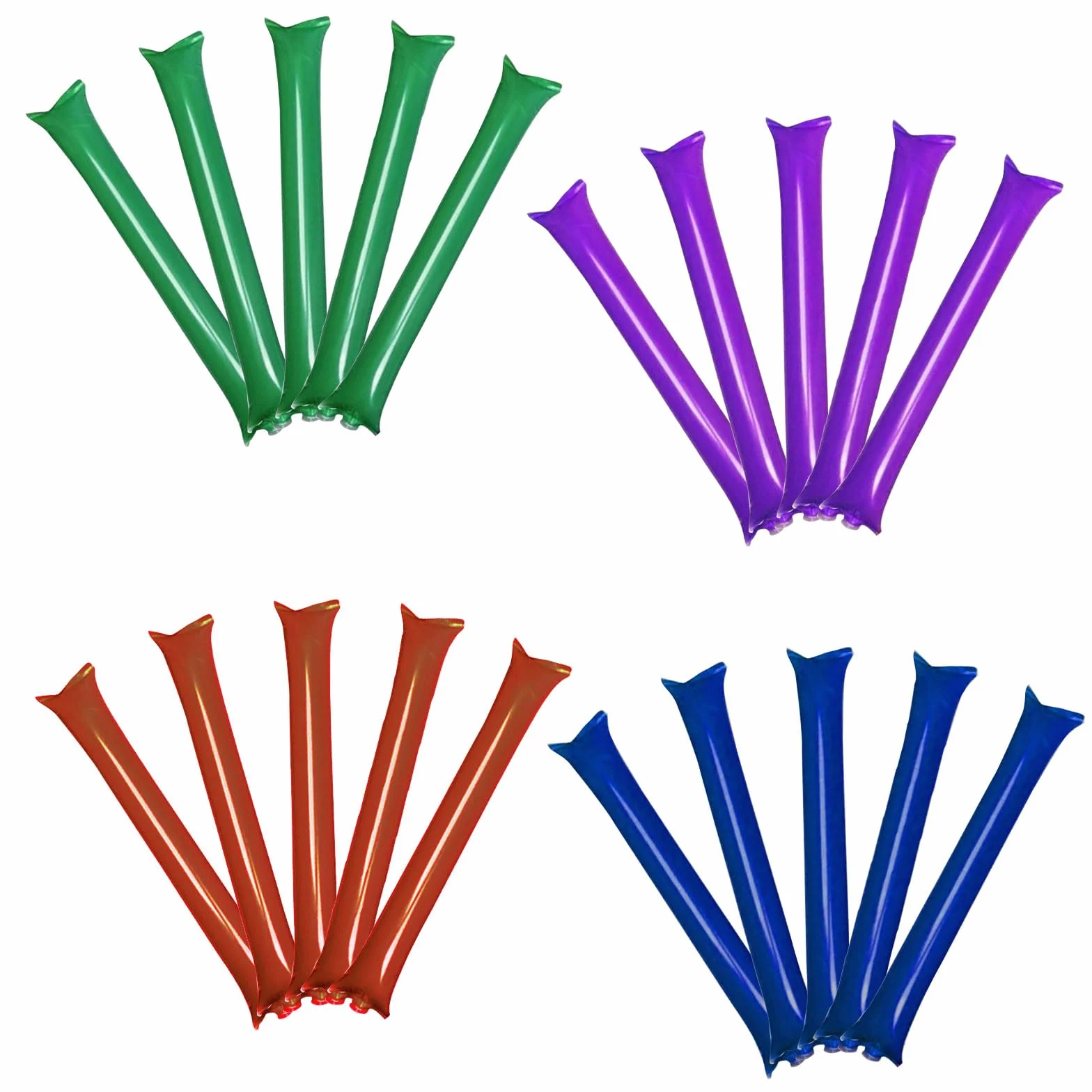 Bâtons Gonflables Cheerleading 20 PCS pour Événements Sportifs