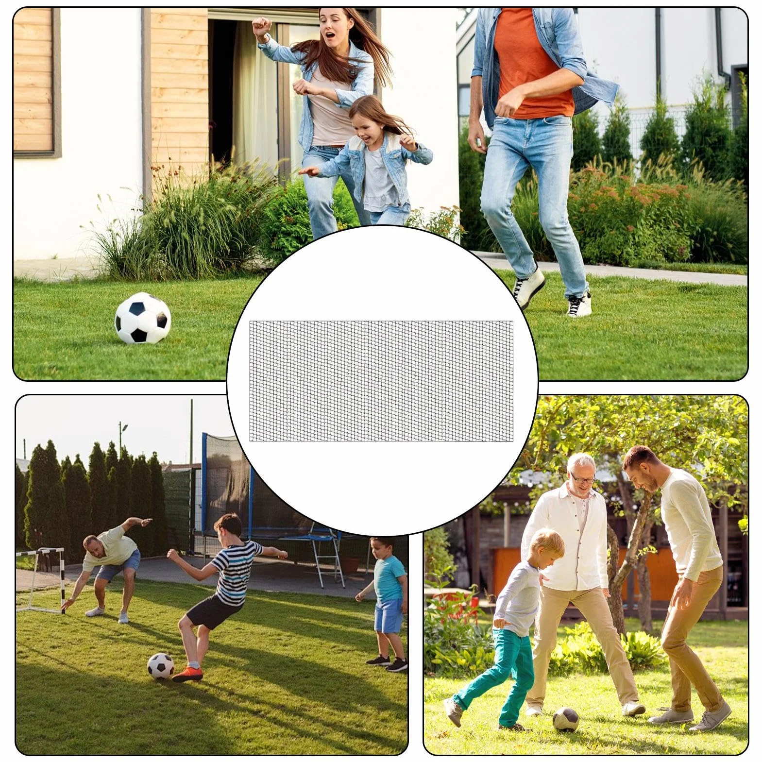 Filet pare-ballons - Filet de sécurité en nylon, barrière sportive | Grand filet multifonctionnel résistant aux intempéries et aux chocs, filet de confinement pour entraînement en extérieur, football,