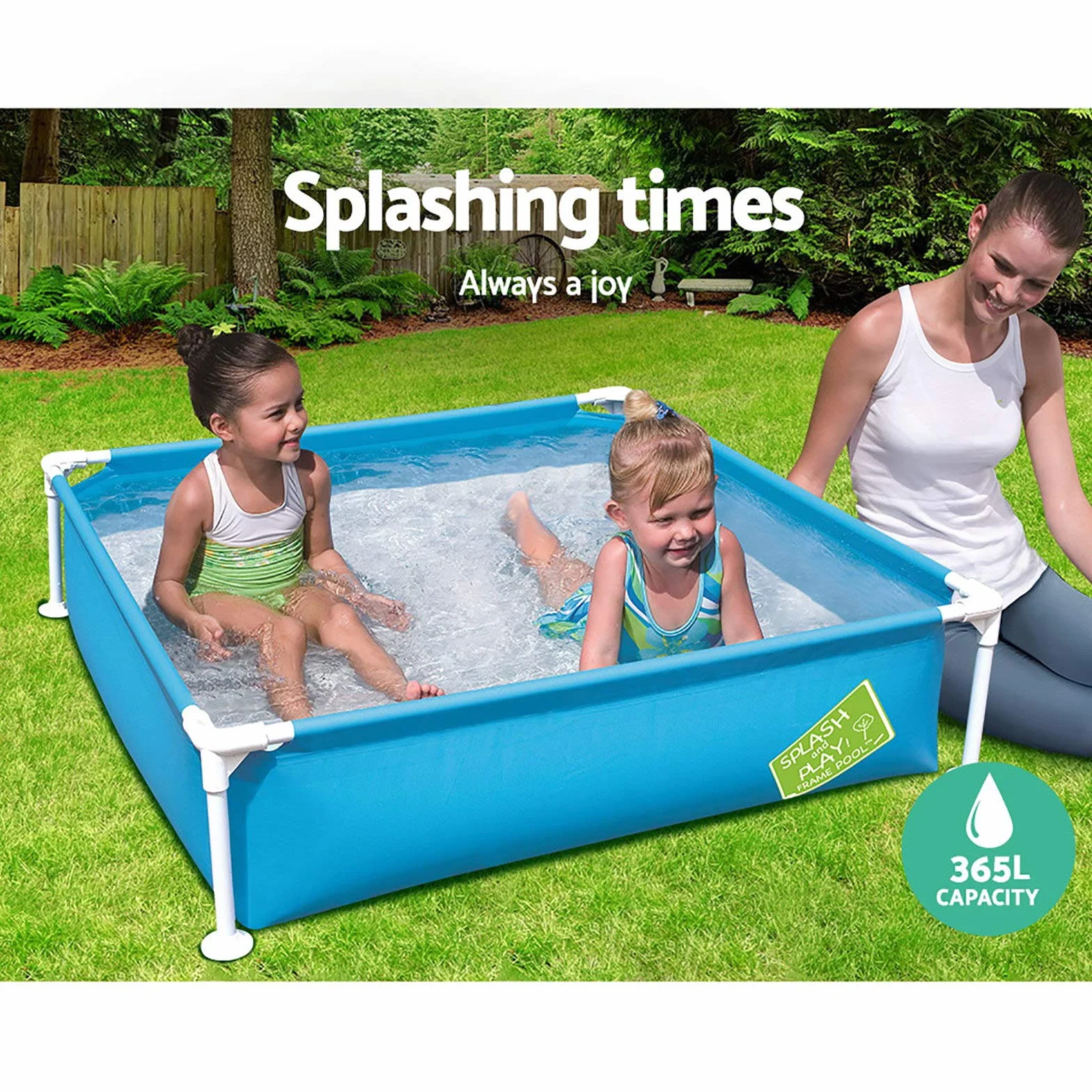 Bestway My First Frame Piscinette 122 x 122 x 30 cm Multicolor