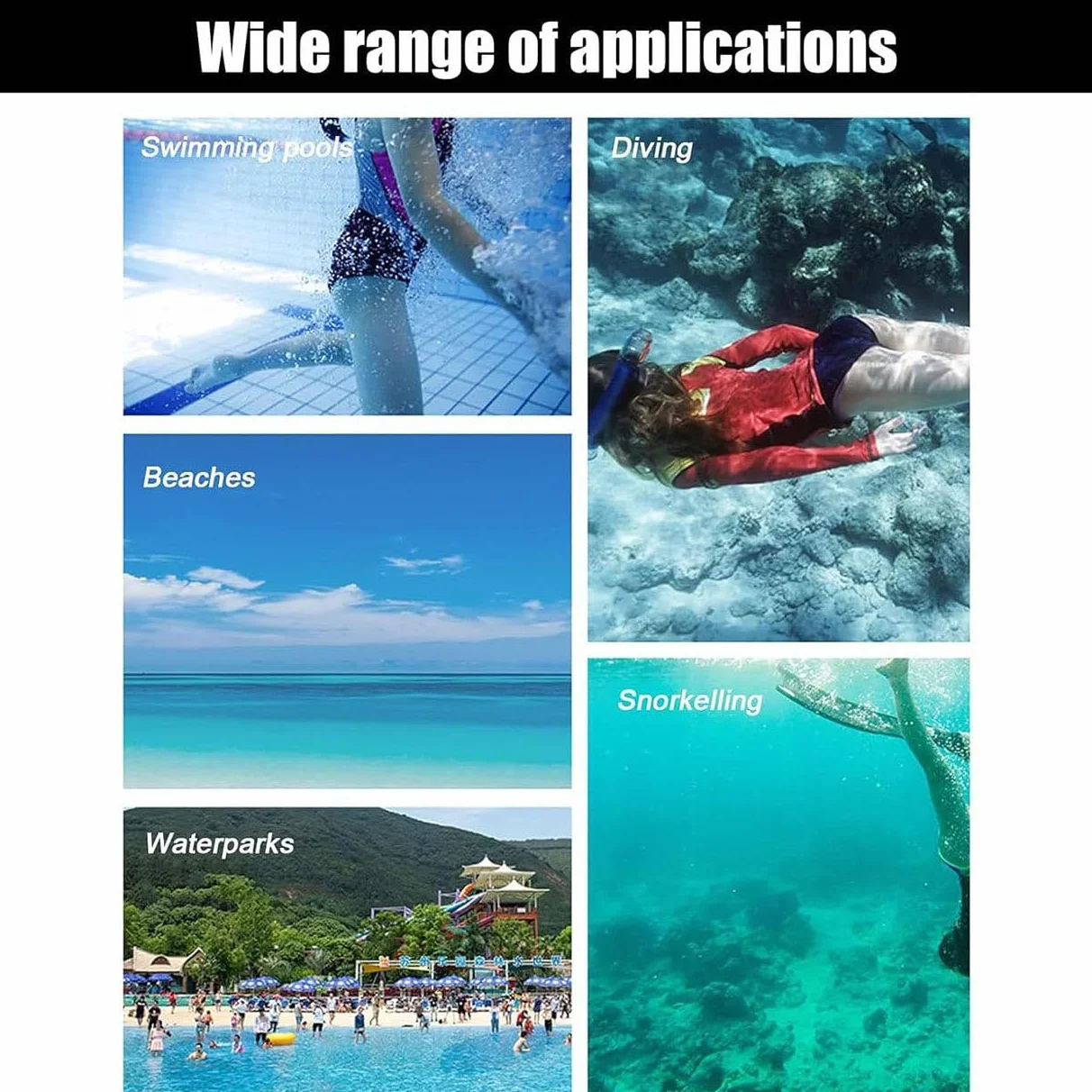 Booster sous-Marin, Scooter De Mer électrique, Boosters De Natation De Plongée avec Batterie, Peut être Utilisé dans 30 Mètres, Ponton Hydrodynamique pour La Natation Et La Plongée,500W