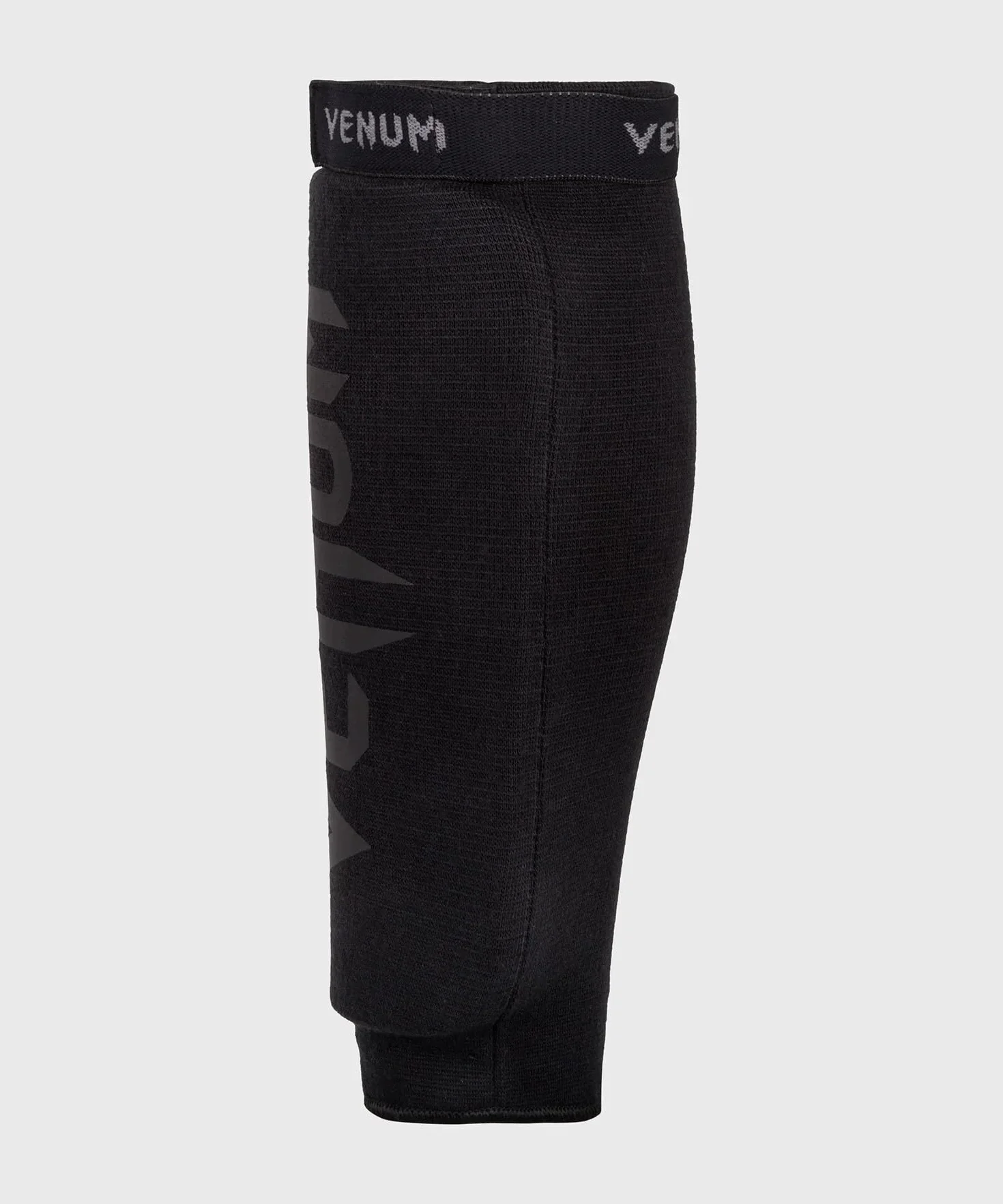 Venum Kontact Shin Guards Without Foot - Black - M