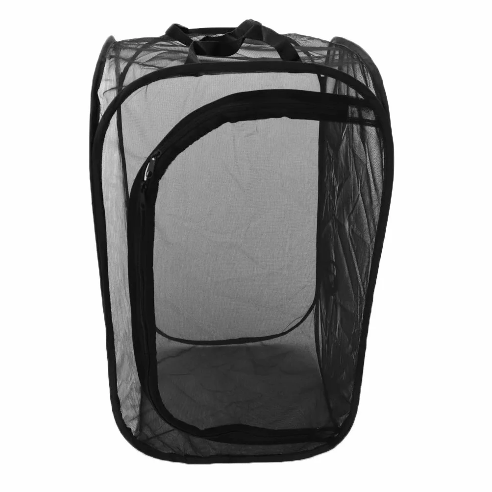 Cages à insectes pliables en maille Motif papillons Lot de 2
