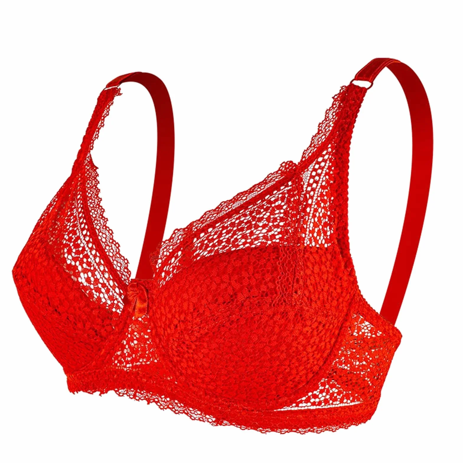 Soutiens-Gorge Femme Rouge Lace Sans Fil Well Sexy Feeling