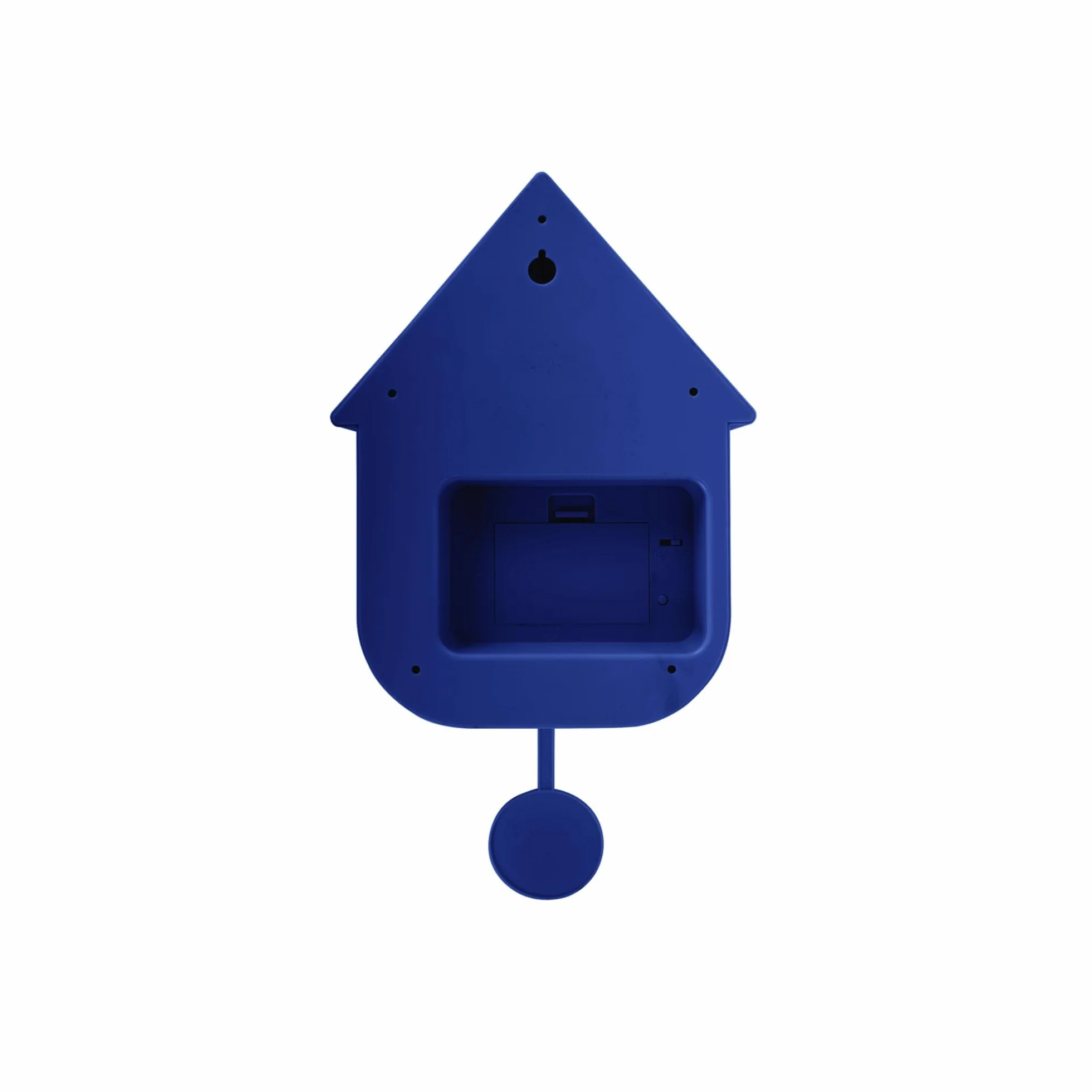Karlsson Horloge murale à coucou moderne 8,5 x 21,5 x 41 cm Bleu Plastique