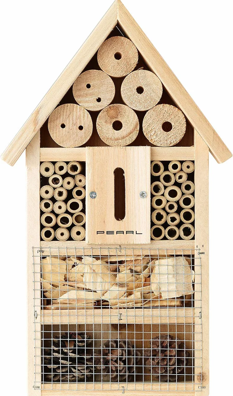 Hôtel à insectes en kit pédagogique en matériau naturel Pearl