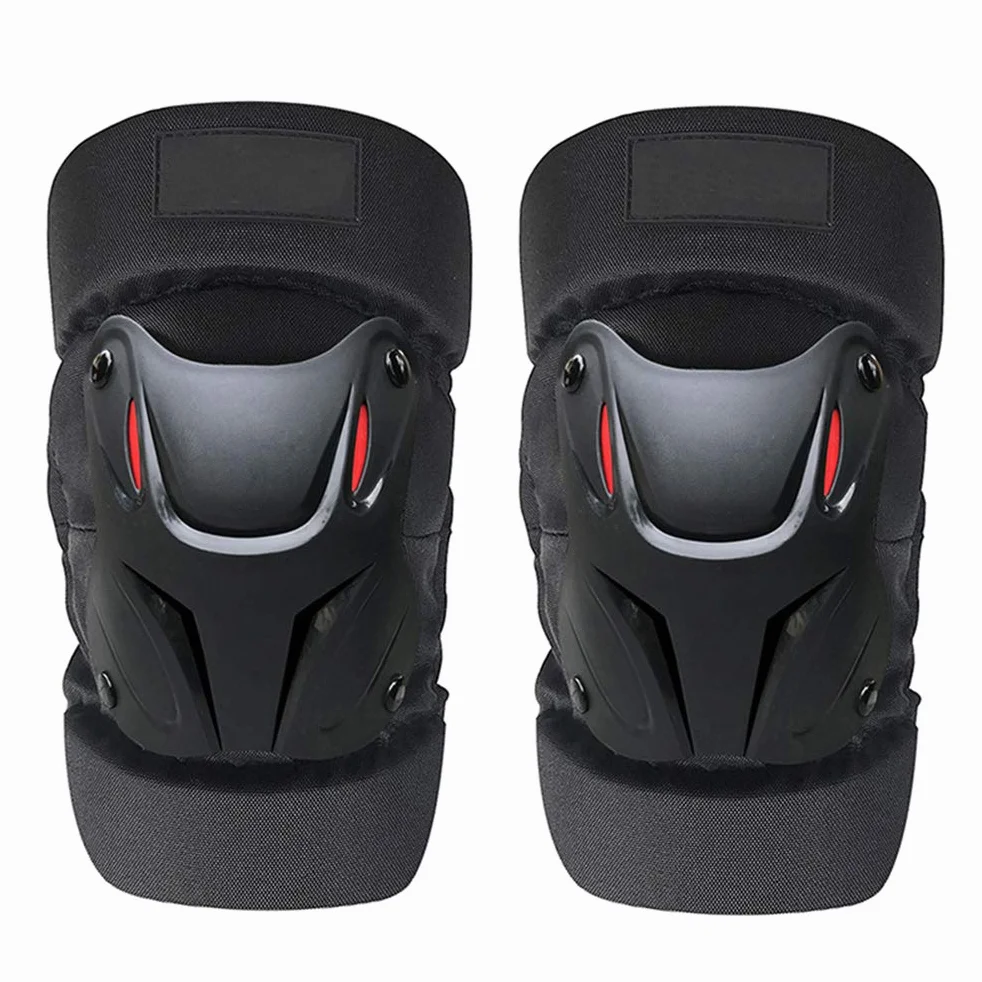 Protection des Genoux, 1 Paire de Genouillères Réglables et Ergonomiques pour Moto, Vélo, Planche à roulettes