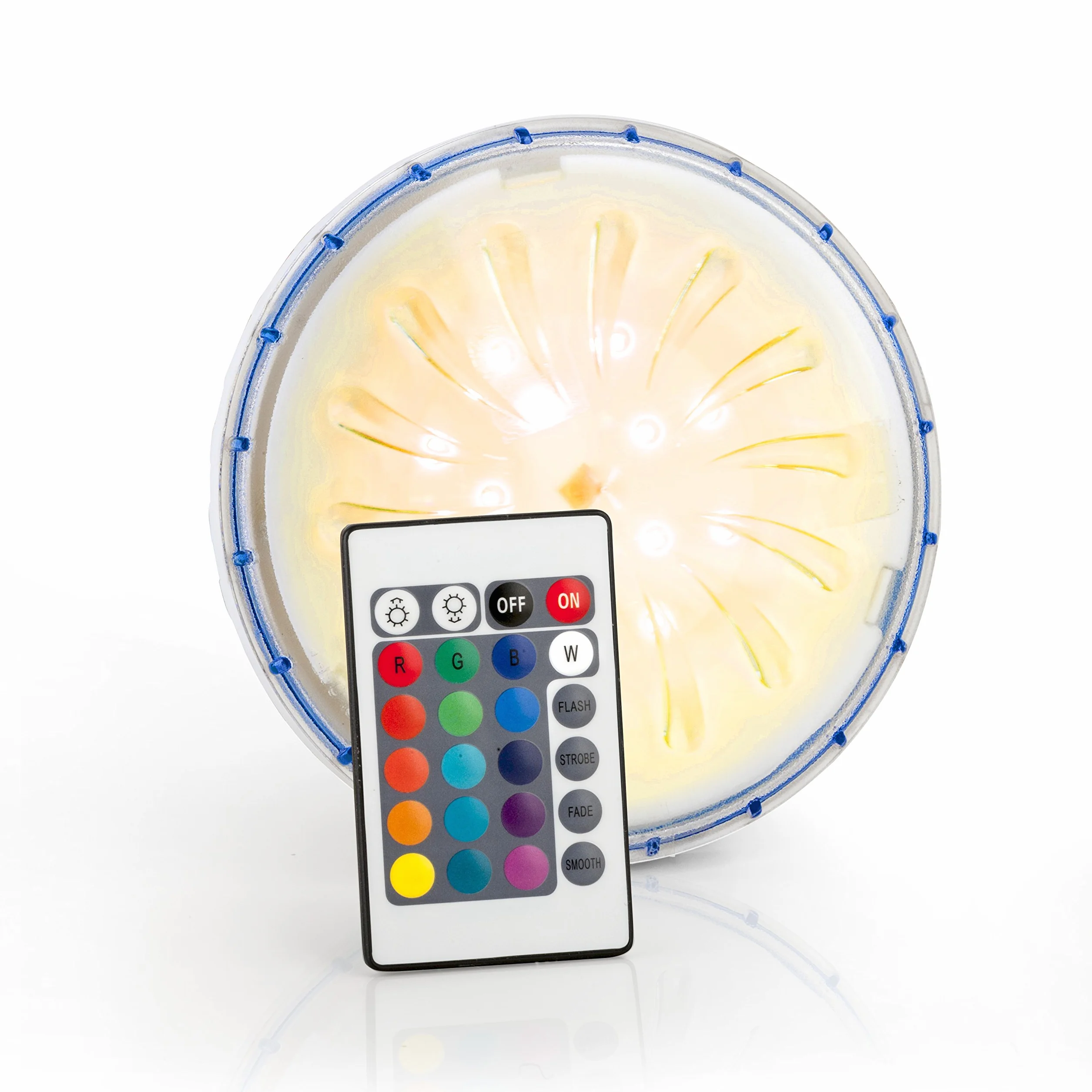 Projecteur LED de couleur pour piscines hors sol 1,8 W 15 x 15 x 3 cm Gre PLED1C