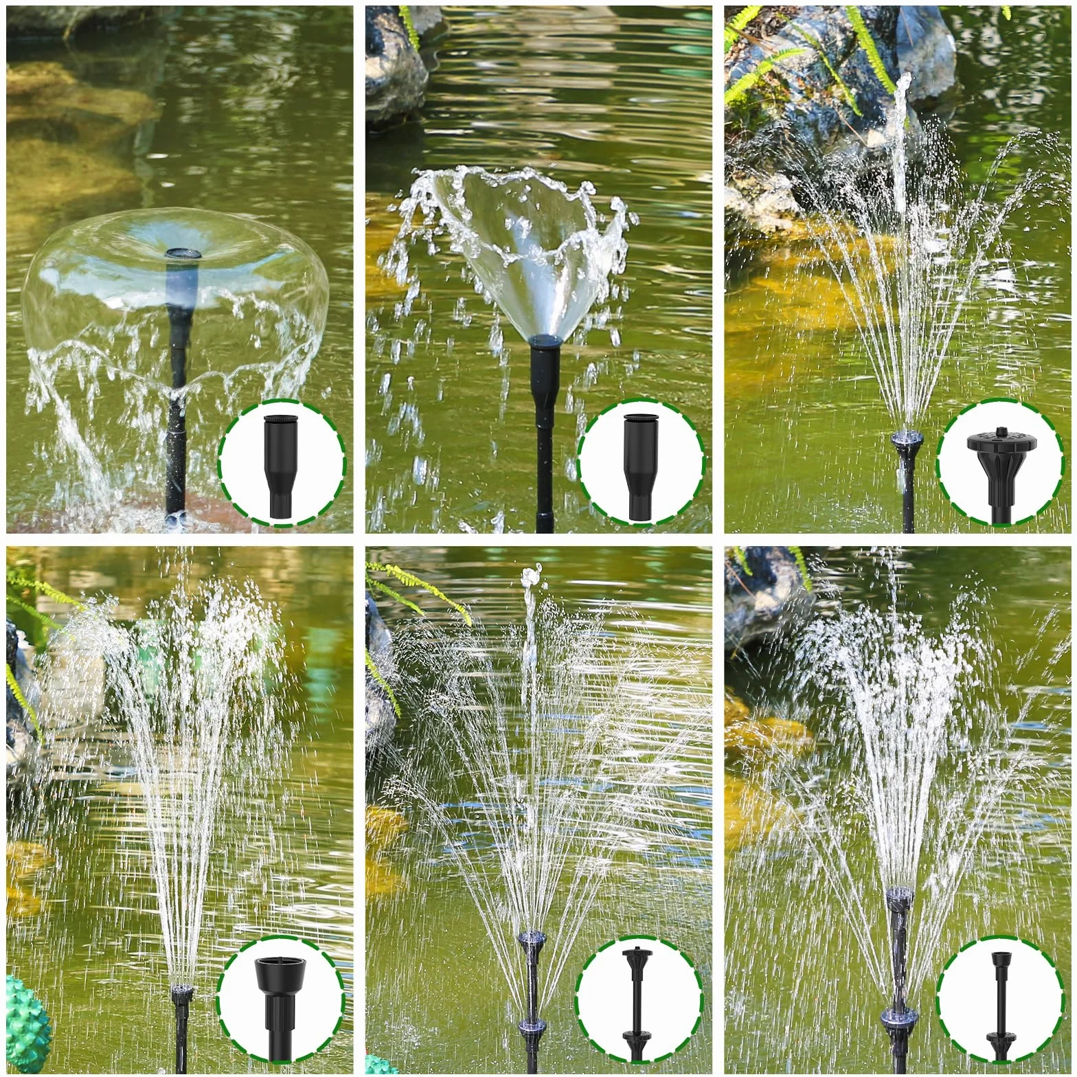 Fontaine Solaire 20W Exterieure Jardin Pompe Abreuvoir Oiseaux Bassin