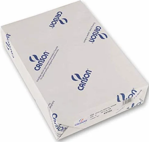 CANSON Papier Bristol 750 x 1100 mm 250 g/m2 Blanc