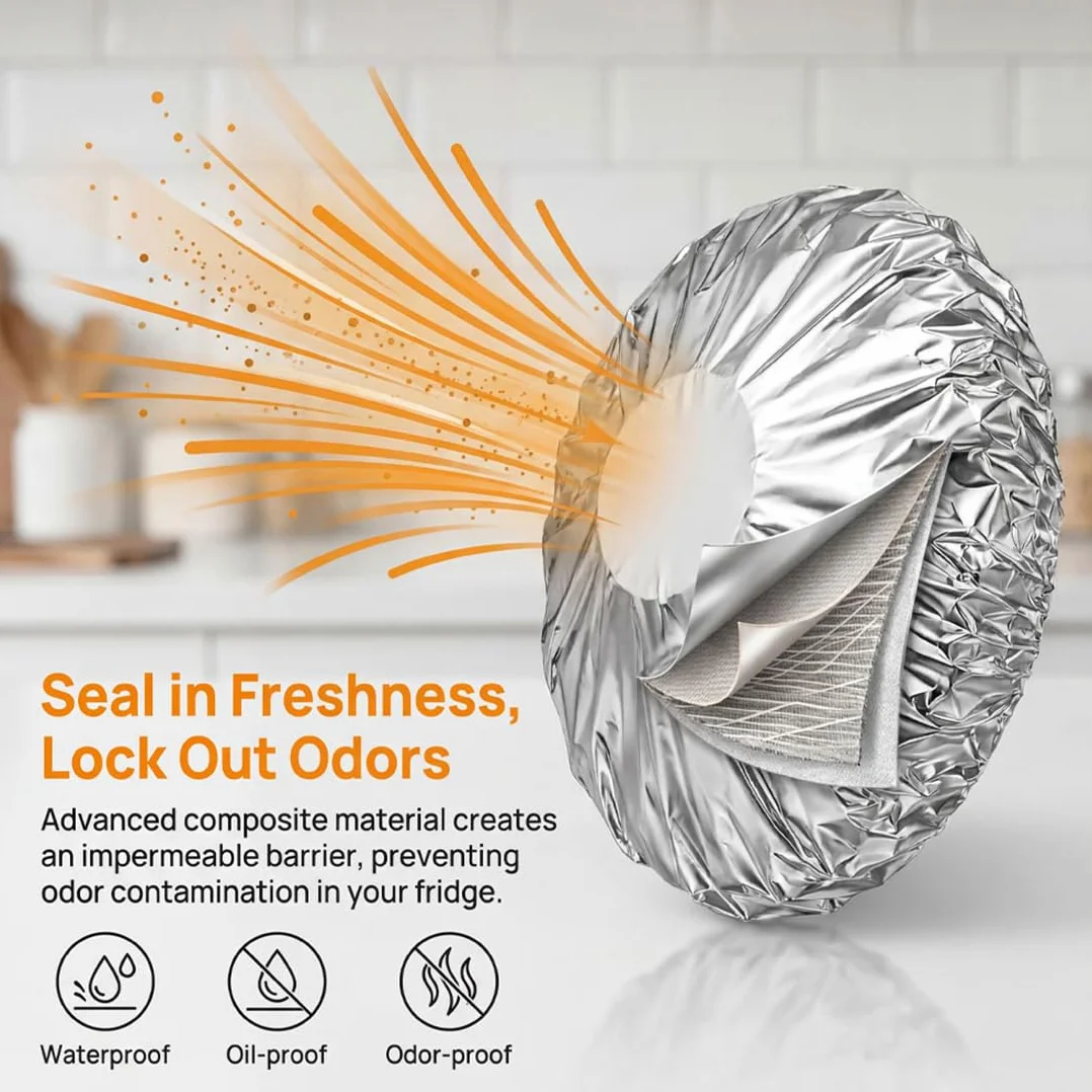 Couvre-Plats Réutilisables en Aluminium, Couvre-Bol Extensible et Isotherme, Résistant à la Chaleur (20PCS)
