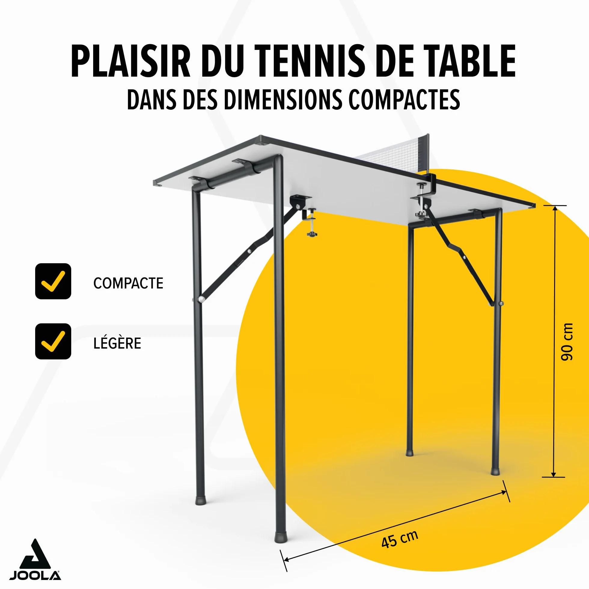 JOOLA Mini Table de Ping-Pong d'Intérieur avec Filet Inclus