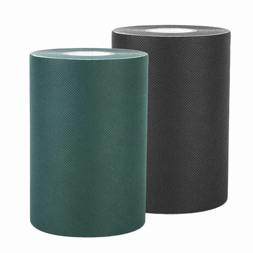 Bande Adhésive pour Gazon Synthétique 15 cm x 10 m, Auto-Adhésive, Résistante aux UV, Noire