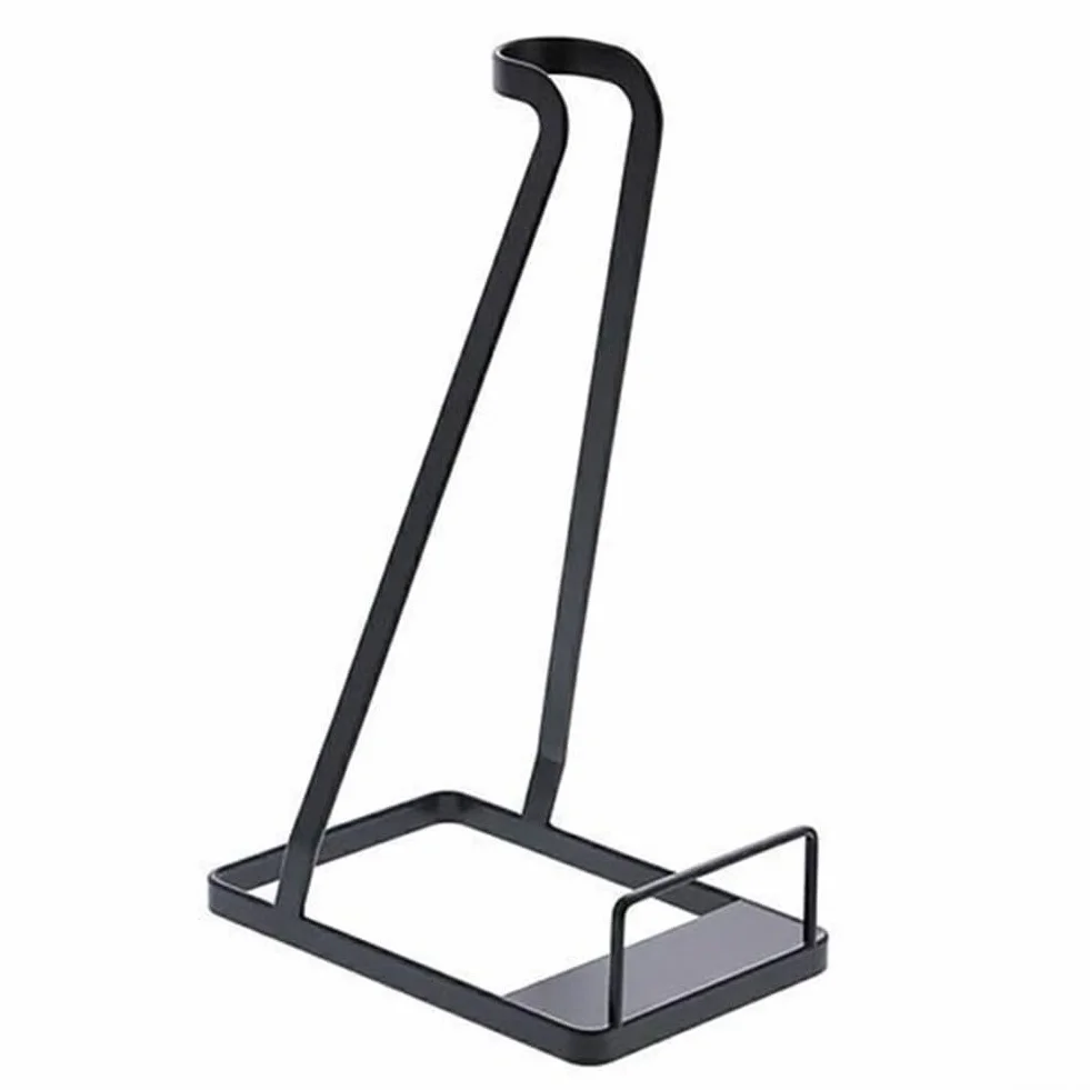 Support de rangement pour aspirateur sans perçage, base en acier au carbone, support de sol robuste compatible avec V6, V7, V8, V10, modèles sans fil, noir et blanc, utilisation dans un placard à la