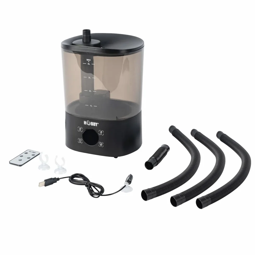 Système de brumisation Automatique pour Terrariums avec Contrôleur, Capteur et Télécommande - Nébuliseur Silencieux