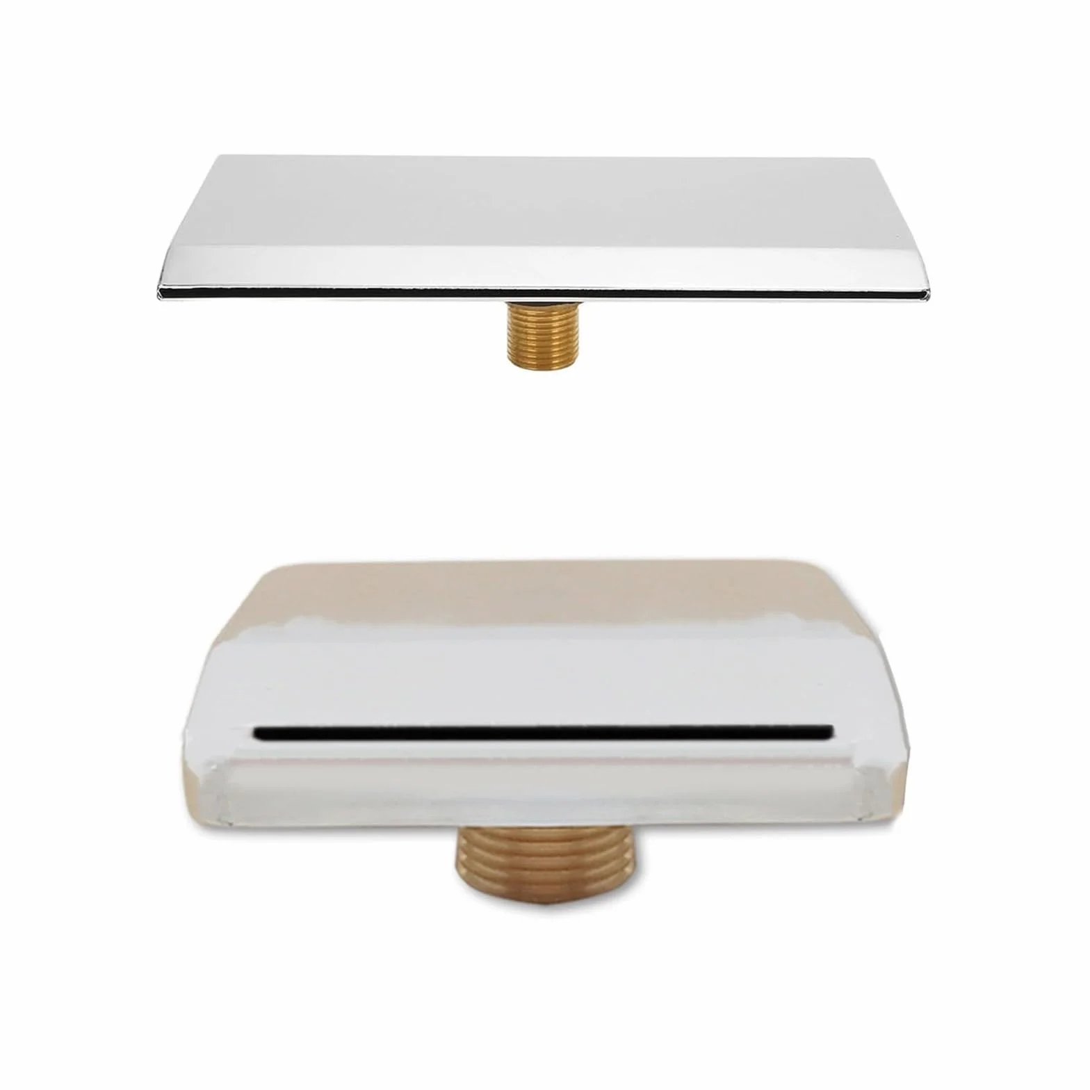 Buse de sortie cascade murale en acier inoxydable pour piscine baignoire