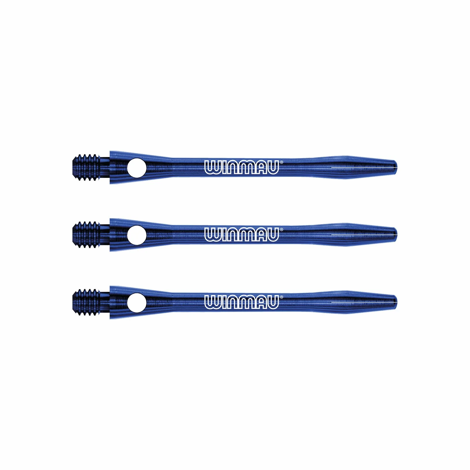 WINMAU Tiges de fléchettes en aluminium gravées au laser - Lot de 3
