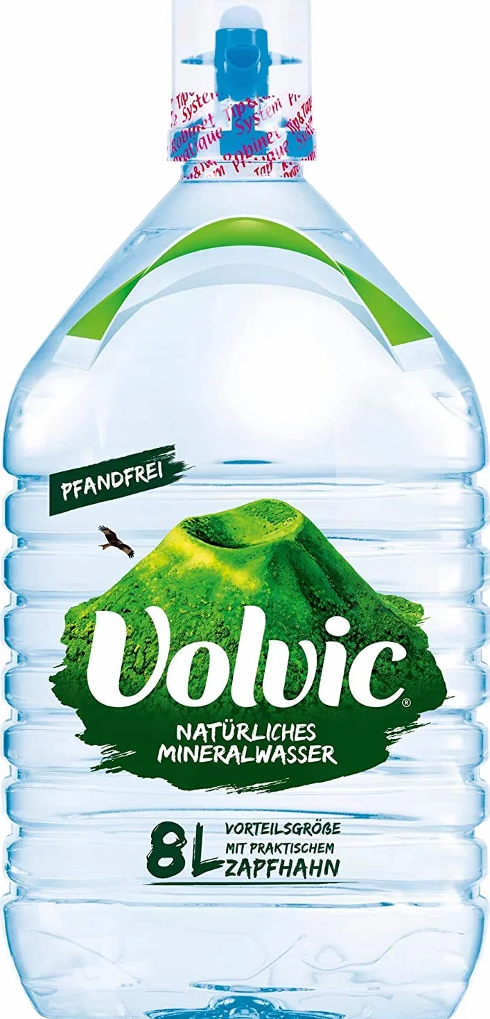 Bouteille plastique fontaine d'eau minérale 8 litres