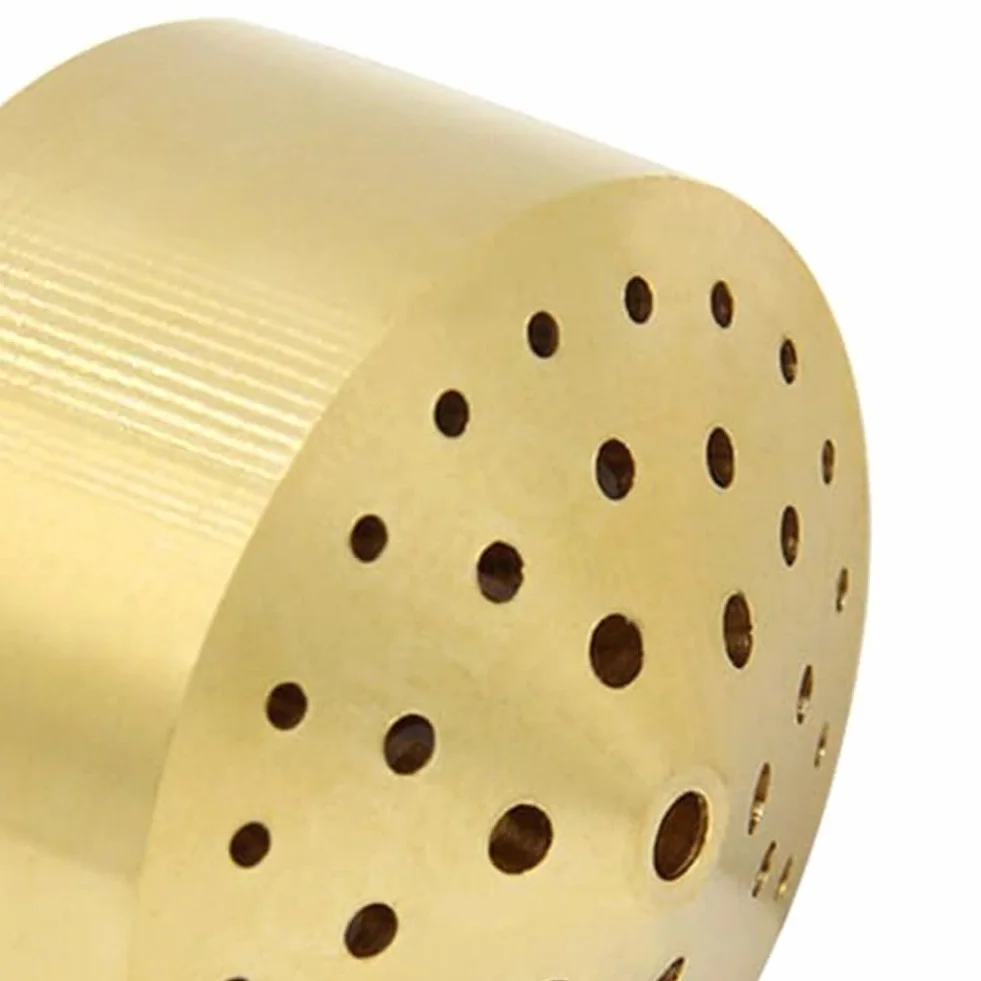 Buse en Laiton 1/2 Pouce DN15, Tête de Pulvérisation Dorée pour Jardin