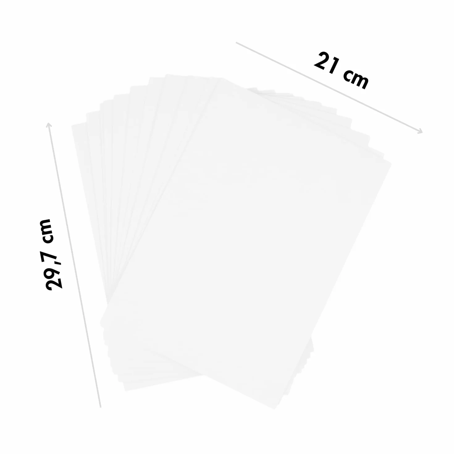 Cartolines Blanches A4 21x29,7 cm 180 g/m² 50 unités