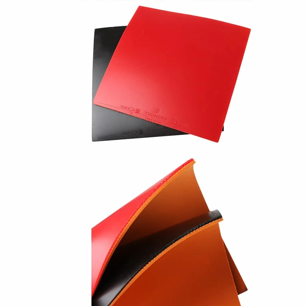SPORTARC Lot de 4 caoutchoucs de rechange pour raquette de ping-pong - Caoutchouc de rechange pour raquette de ping-pong