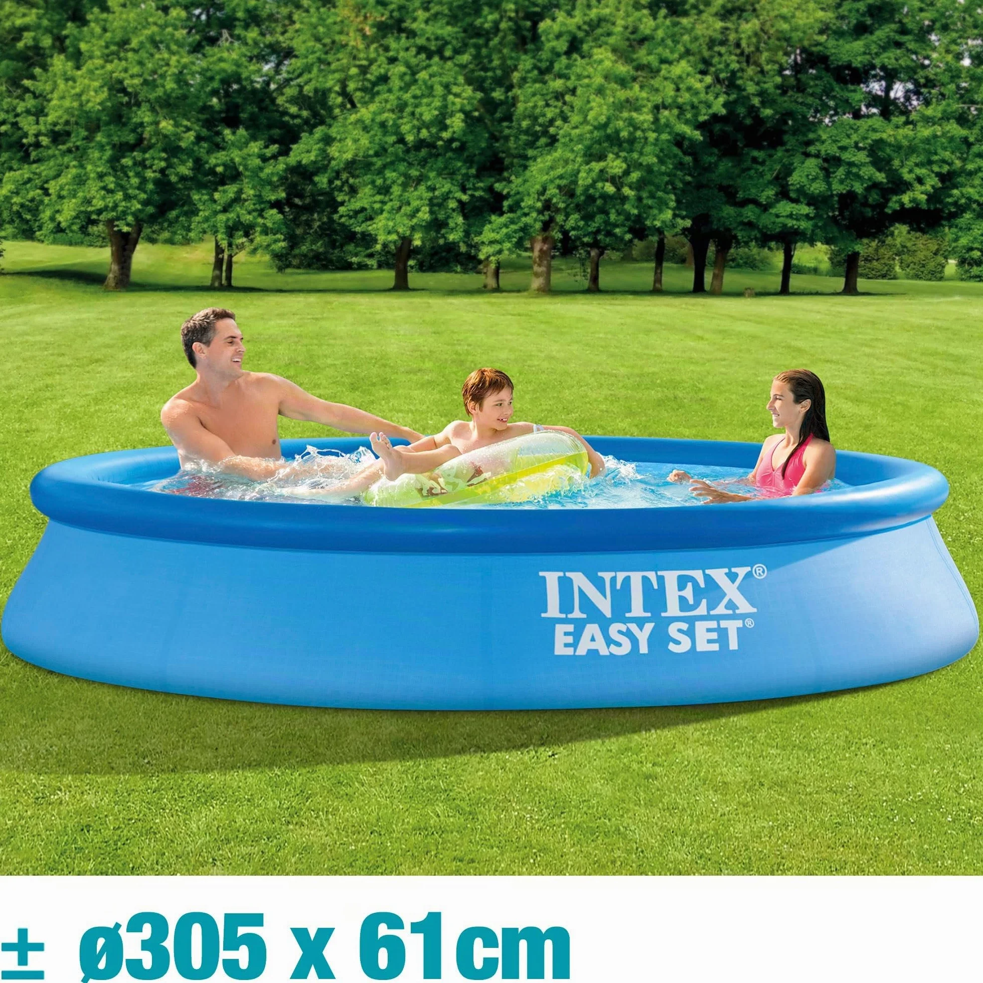 Intex piscinette Easy Set autoportante 3,05 x 0,61m