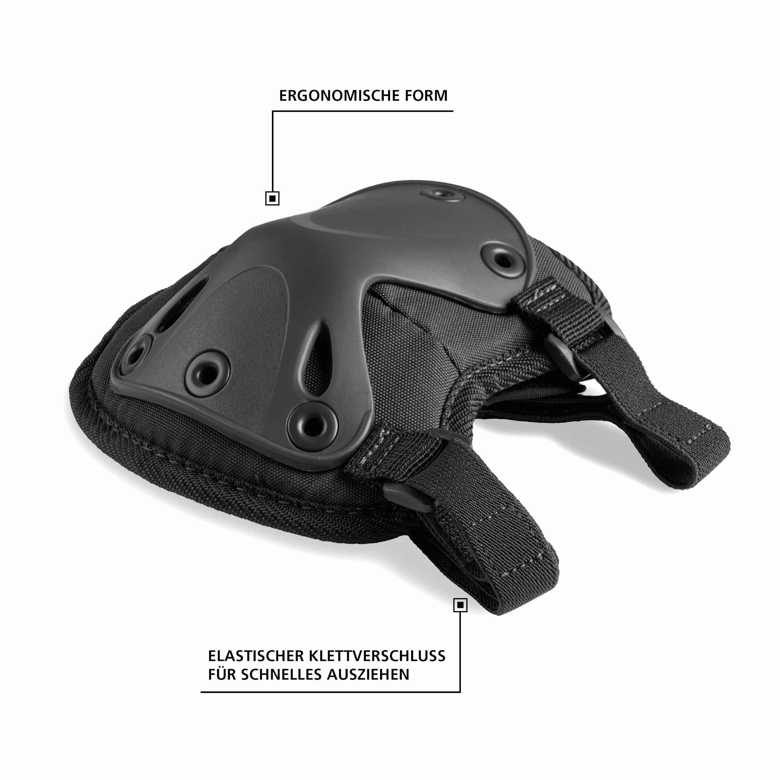 Mil-Tec Mixte Coudières 16232302 Coudi res, Noir, Taille unique EU